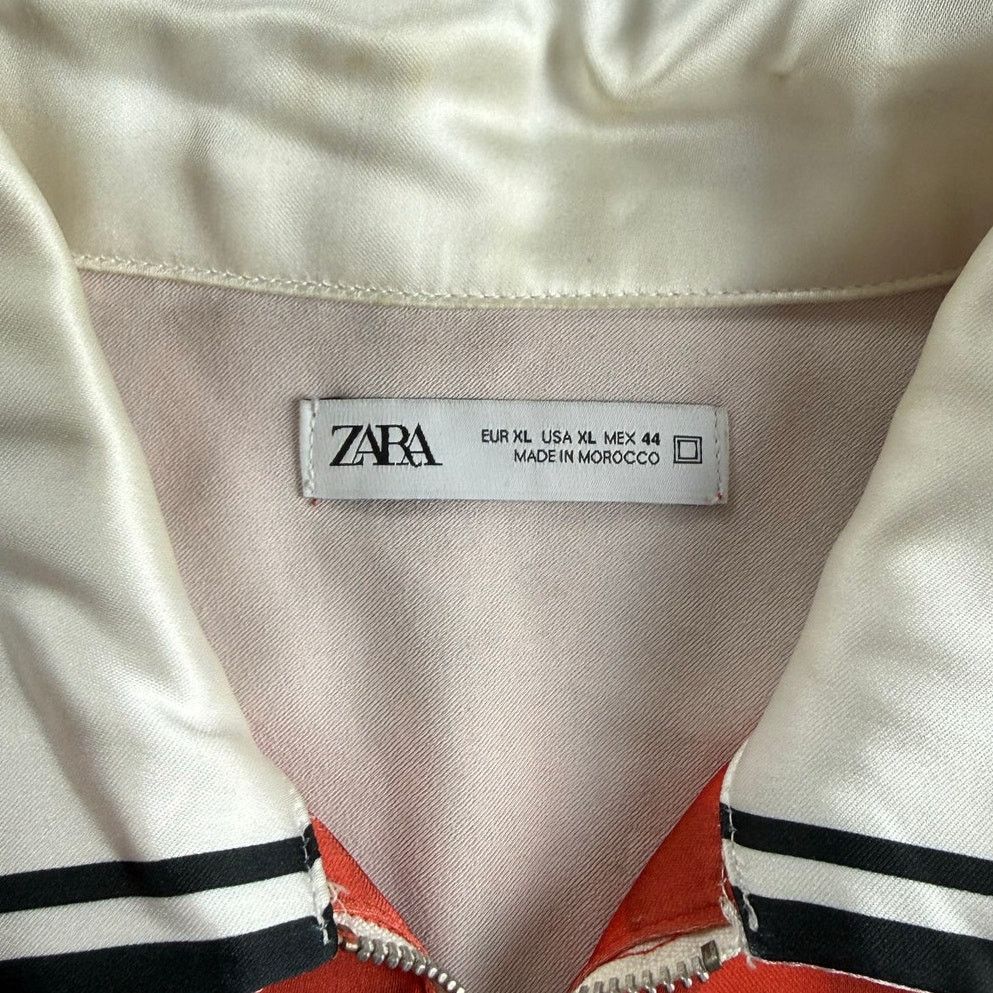 Zara Zara Reformulate Polo Shirt - Red and White - Size XL Size US XL / EU 56 / 4 - 6 Thumbnail
