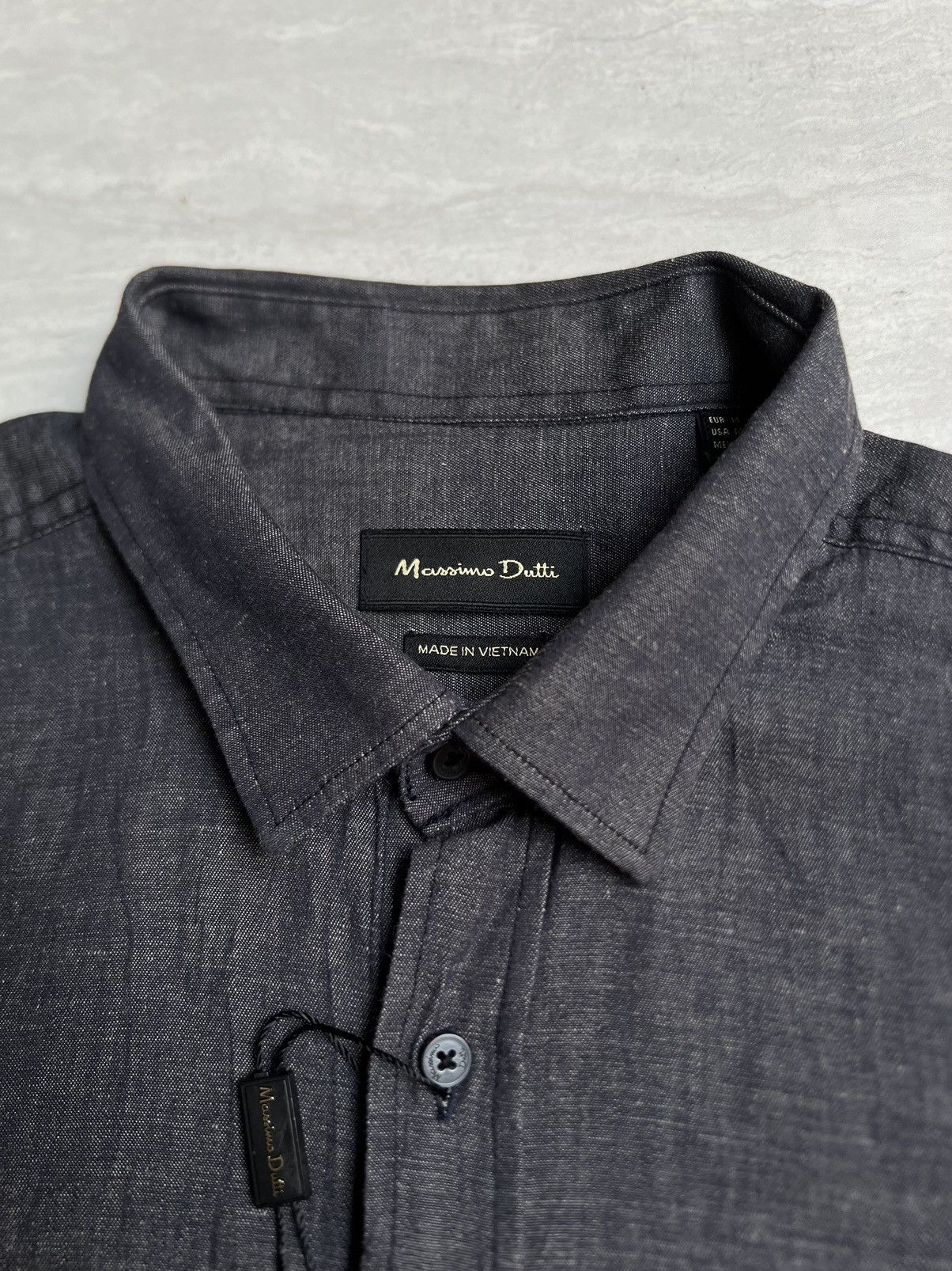 Massimo Dutti Massimo Dutti Grey Shirt Size US M / EU 48-50 / 2 - 5 Thumbnail