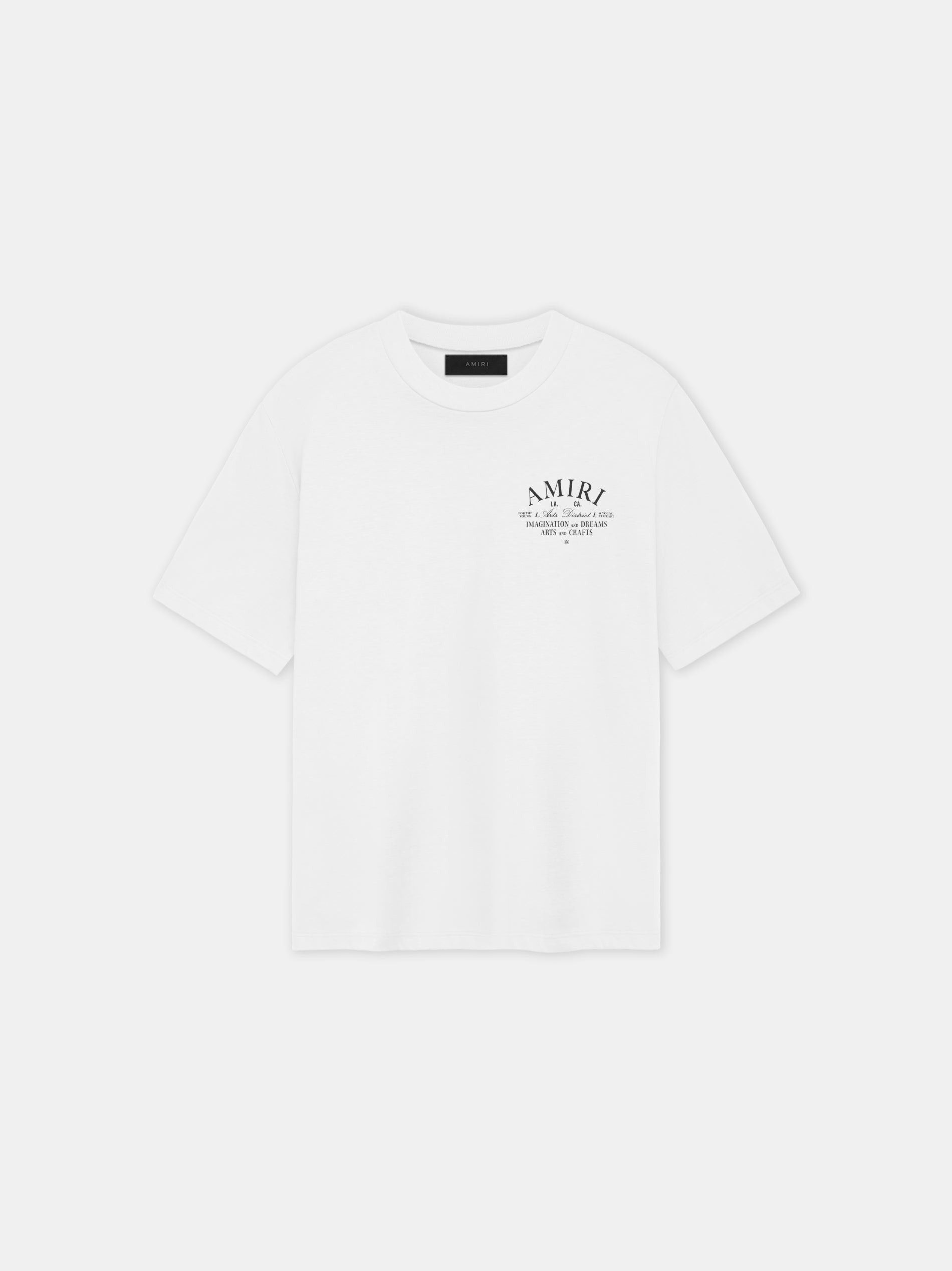 Amiri o1orln0426 Arts District T-Shirt in White Size US L / EU 52-54 / 3 - 1 Thumbnail