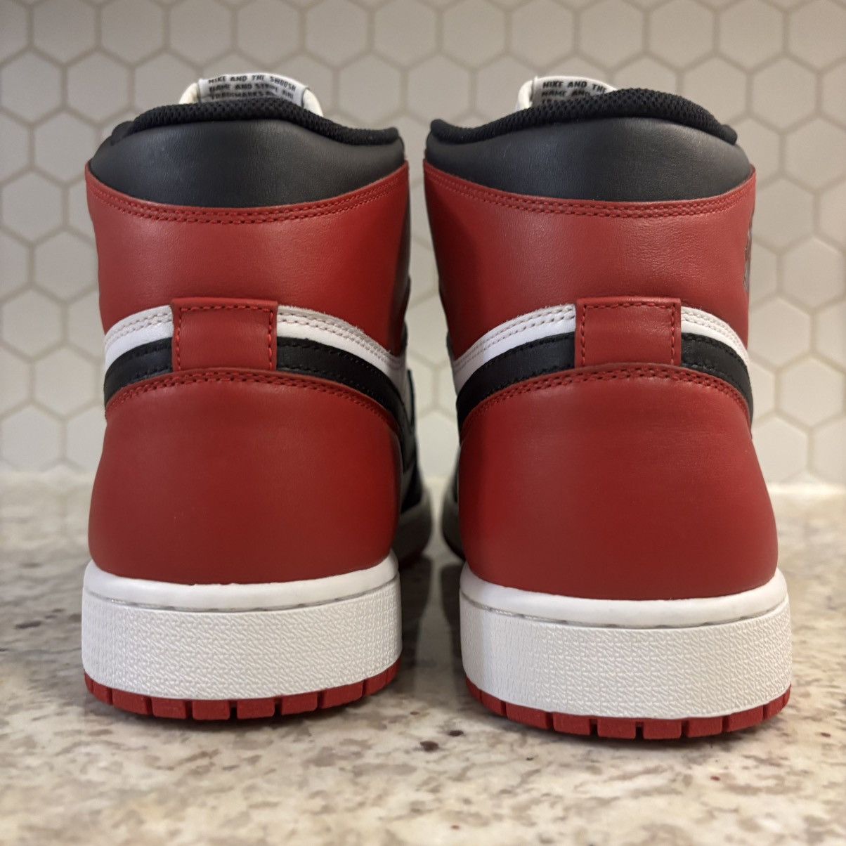Jordan Brand Size 13-Jordan 1 black toe 2013 OG pair NEW/NO BOX SHIP ASAP Size US 13 / EU 46 - 8 Thumbnail