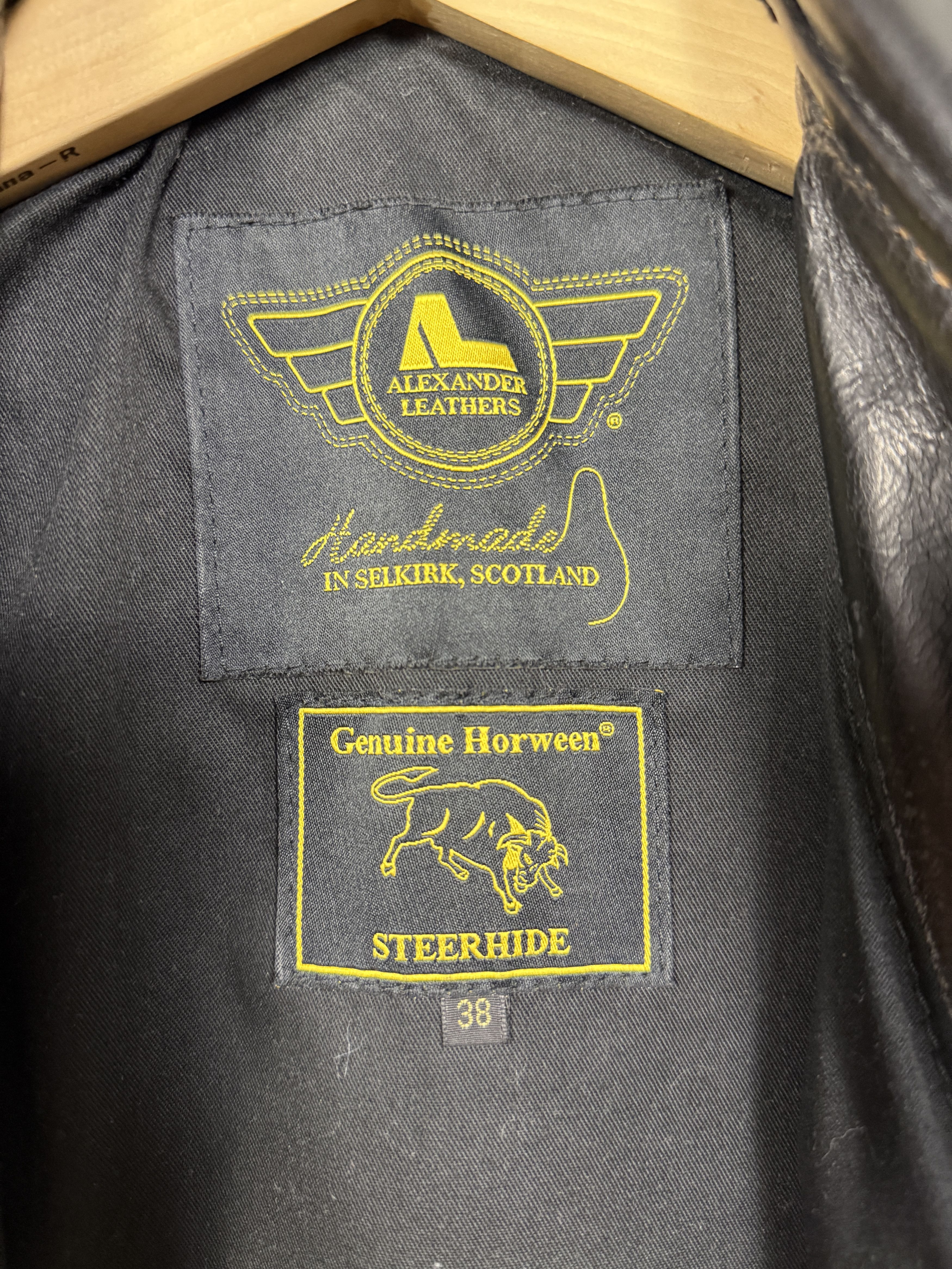 Horween Leather Alexander Leathers Horween Steerhide Long Leather Coat Size US M / EU 48-50 / 2 - 3 Thumbnail