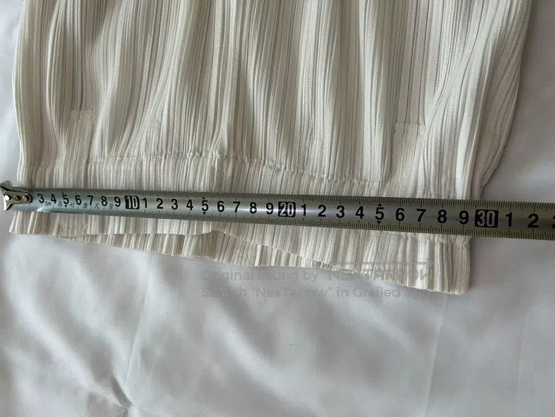 Issey Miyake Issey Miyake size:3 Pure White Long Pants Size 22" - 6 Thumbnail