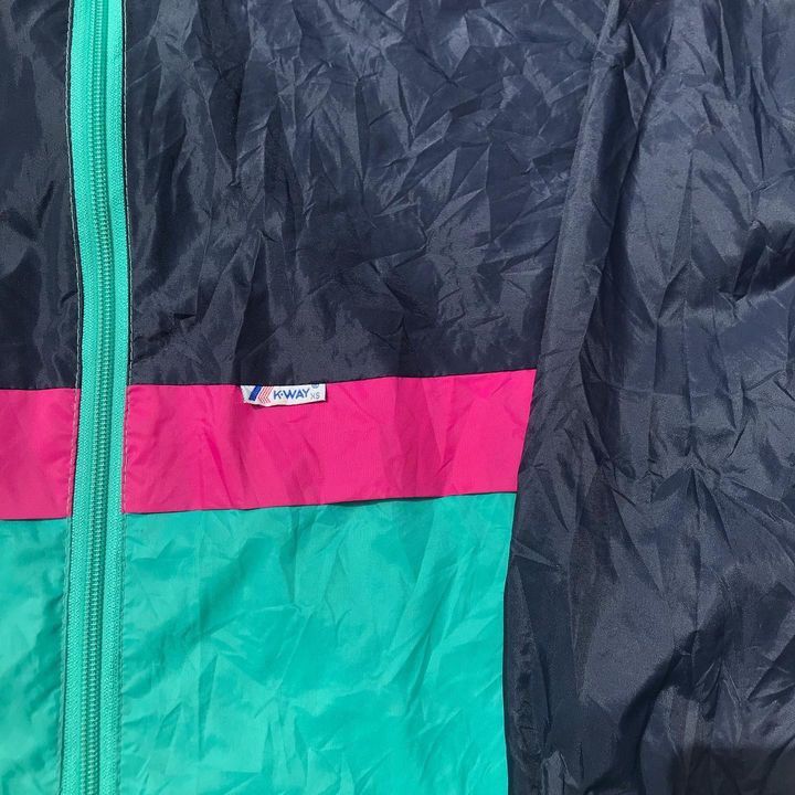 K-Way Vintage K-way FranceBoutique Windbreaker Jacket hiddenhoodie Size US L / EU 52-54 / 3 - 2 Thumbnail