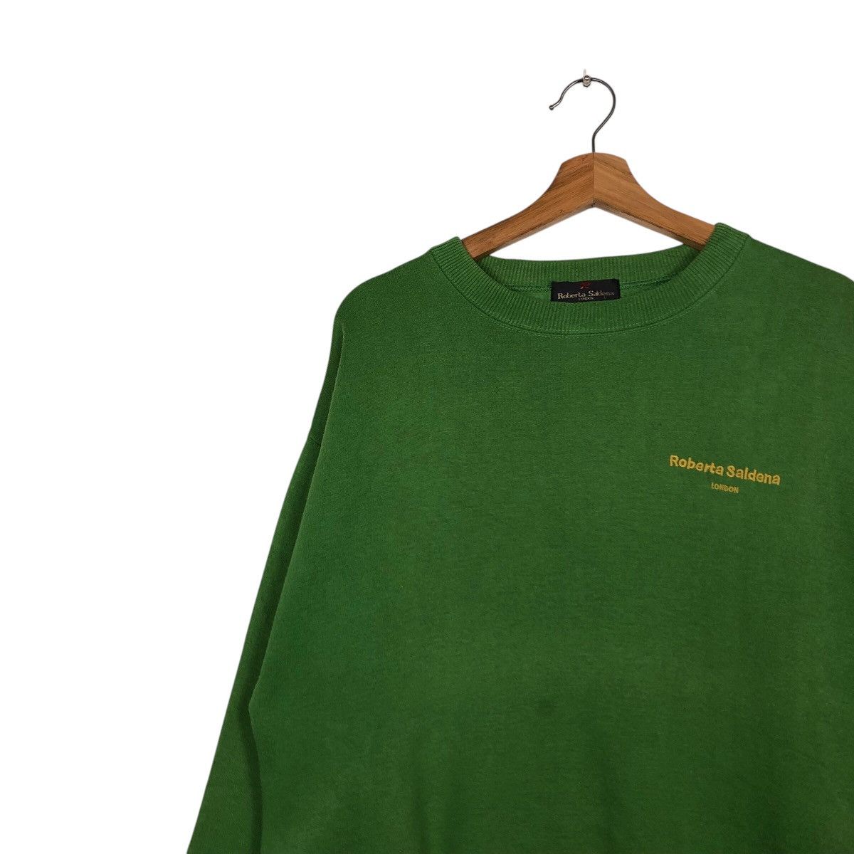 Japanese Brand 📌Vintage Crewneck Sweatshirt Roberta Saldena London Size US L / EU 52-54 / 3 - 8 Thumbnail