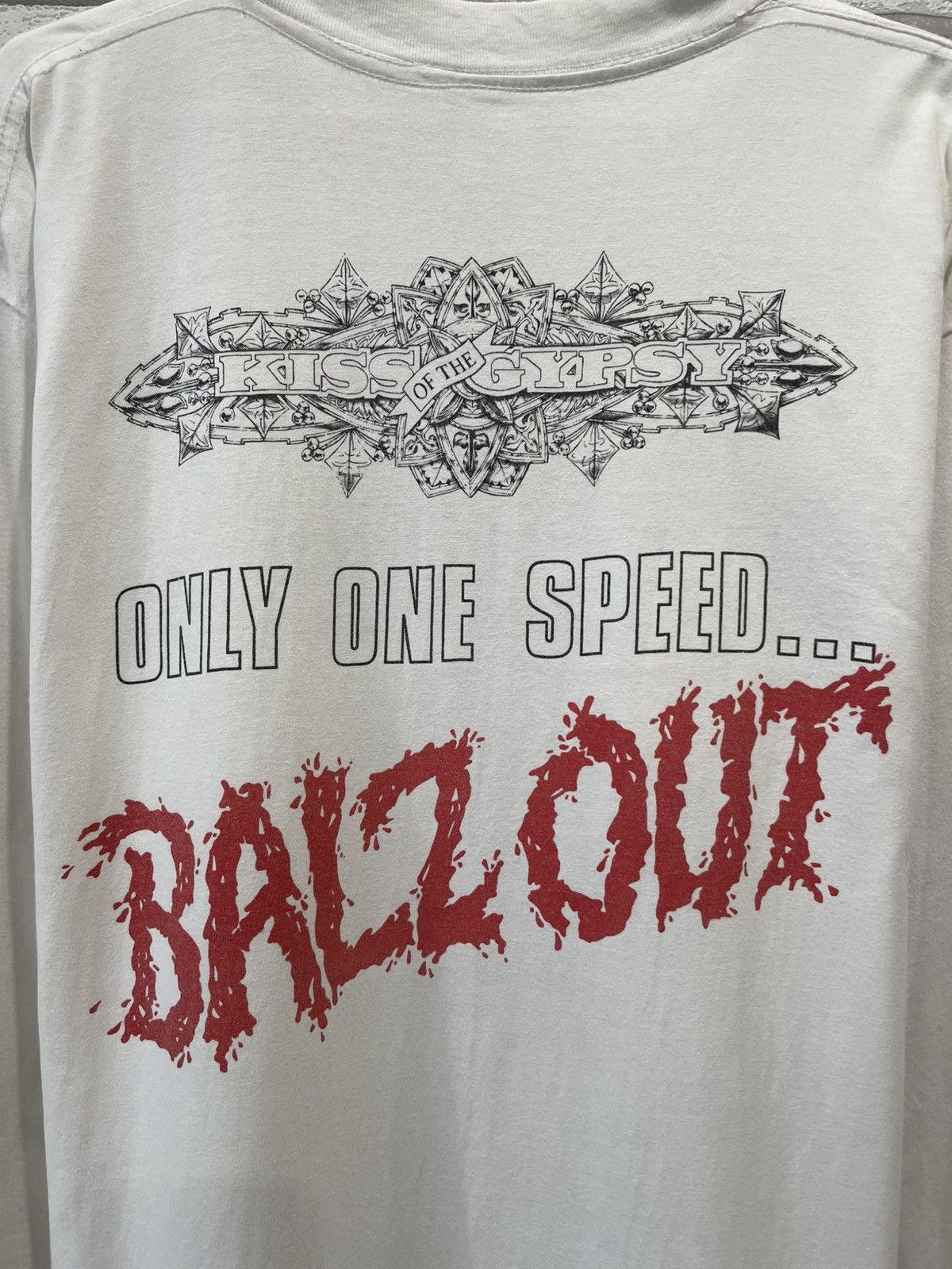 Vintage RARE Kiss Of The Gypsy Vintage Merch Tee T shirt Long Sleeve Size US XL / EU 56 / 4 - 3 Thumbnail