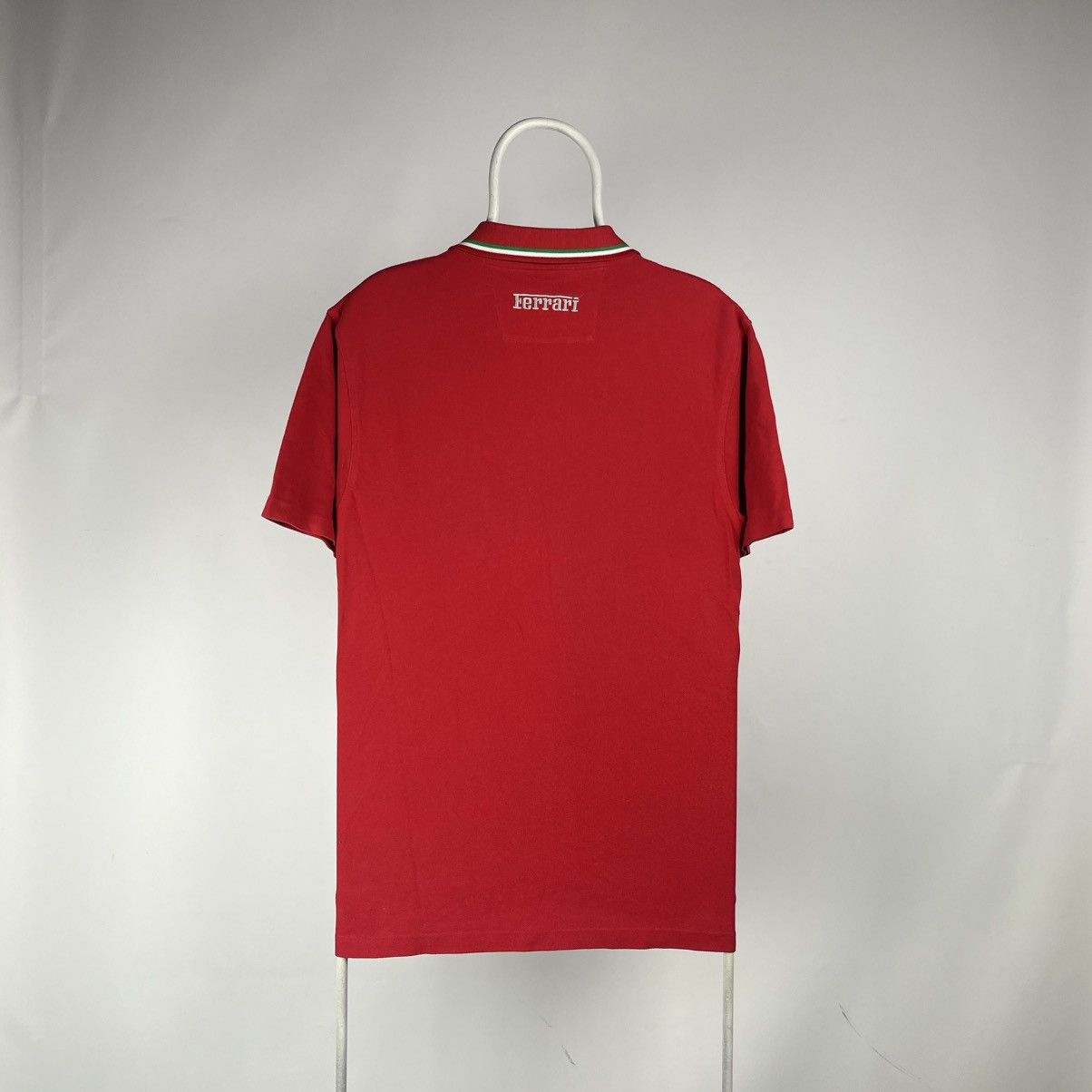 Ferrari Ferrari Vintage 1999 Men's Retro Red Zip Polo T Shirt Size US M / EU 48-50 / 2 - 2 Thumbnail