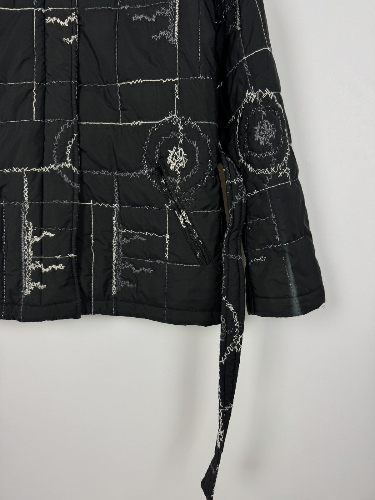 Fay Fay Embroidered Quilted Jacket Size L / US 10 / IT 46 - 9 Thumbnail