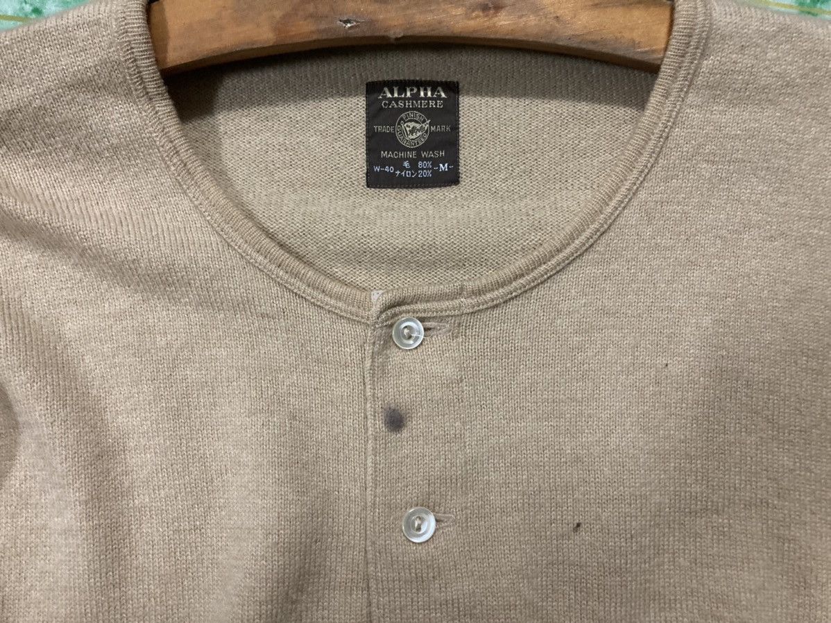 Alpha Industries × Designer Vintage Alpha Bottom Haft Under Shirt Size US XS / EU 42 / 0 - 3 Thumbnail
