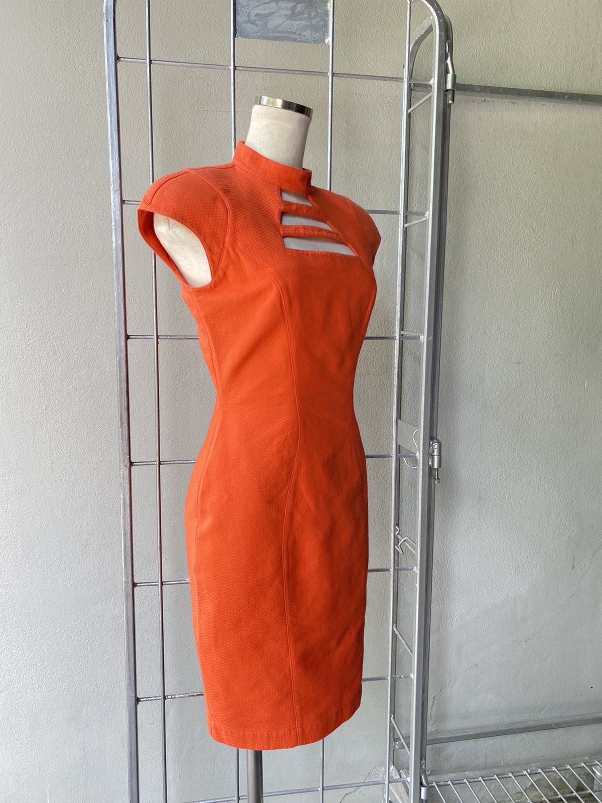 Thierry Mugler Thierry Mugler orange dress Size S / US 4 / IT 40 - 3 Thumbnail