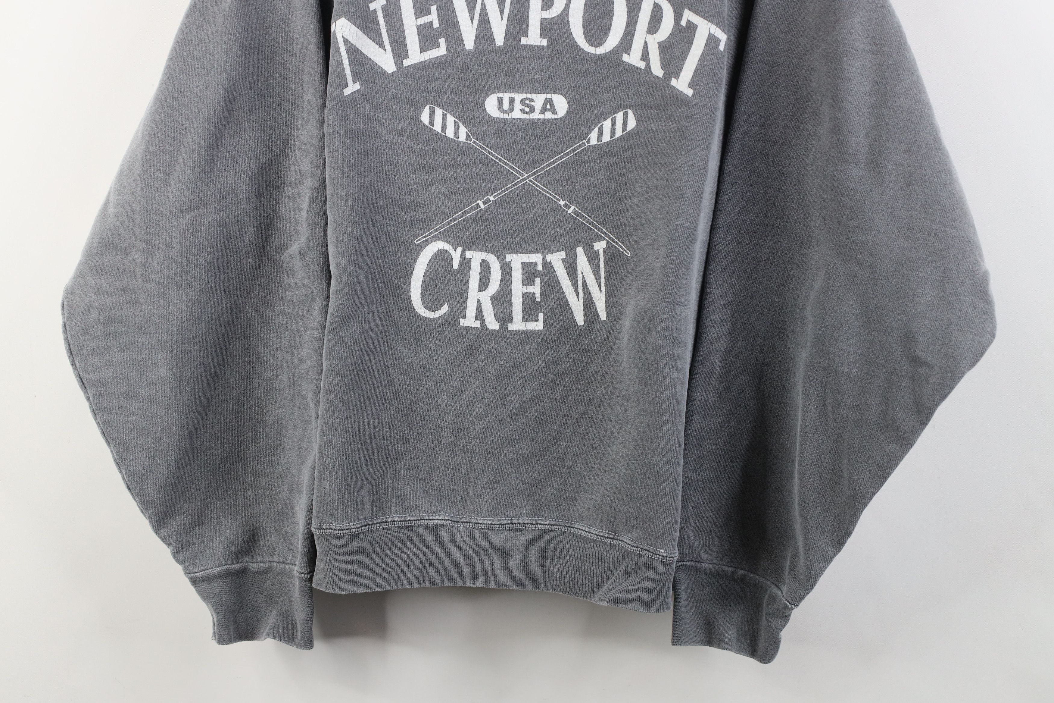 Vintage Vintage 90s Streetwear Stonewash Newport Crew Sweatshirt USA Size M / US 6-8 / IT 42-44 - 3 Thumbnail