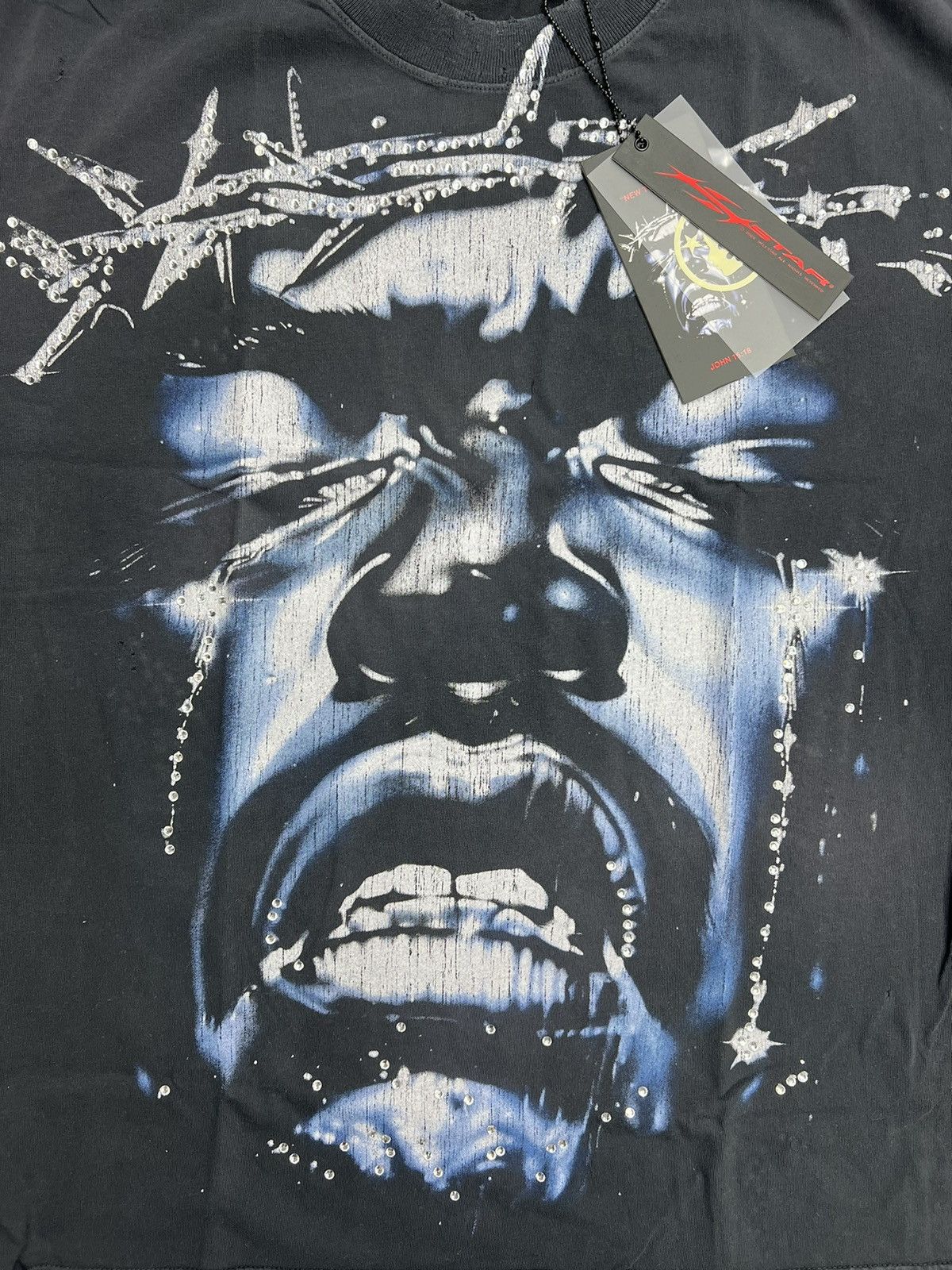 HELLSTAR Hellstar Jesus Wept T-Shirt Size US L / EU 52-54 / 3 - 2 Thumbnail