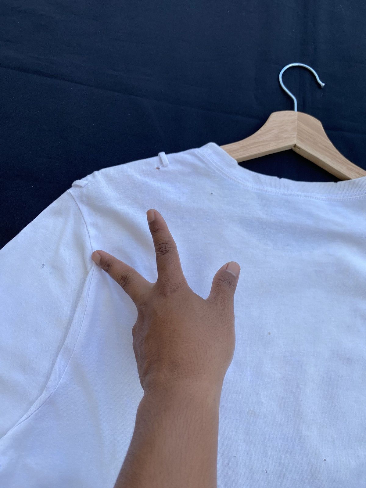 Japanese Brand Rare "What The Hell" Inspired by Number (N)ine Tshirt Size US L / EU 52-54 / 3 - 20 Thumbnail