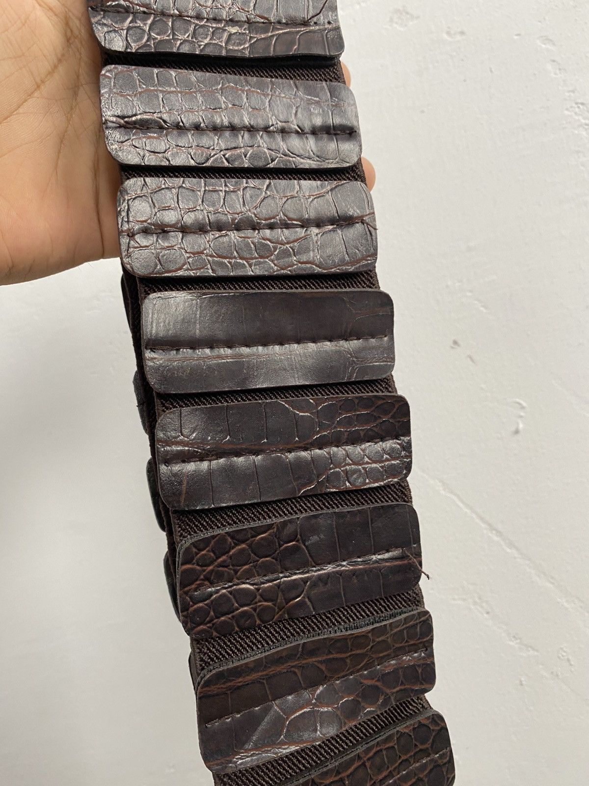 If Six Was Nine × Japanese Brand × Le Grande Bleu (L.G.B.) Alligator leather belt Size ONE SIZE - 6 Thumbnail
