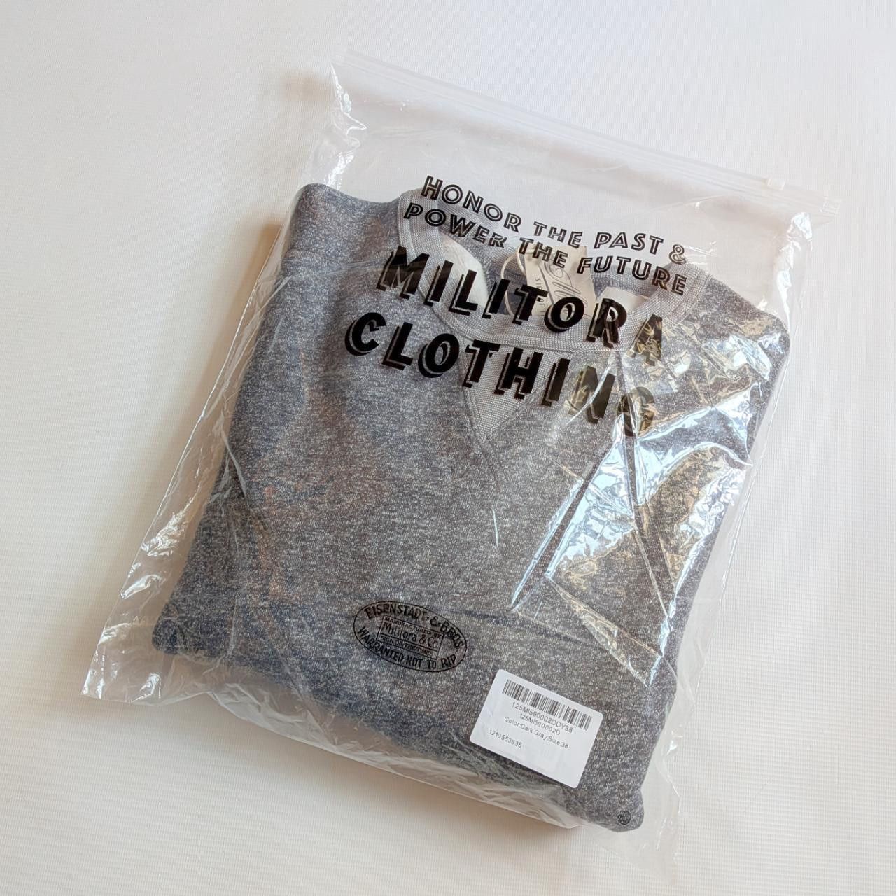 Other Militora Mid Grey Double V Gusset Crew Neck Sweatshirt Size US M / EU 48-50 / 2 - 7 Thumbnail