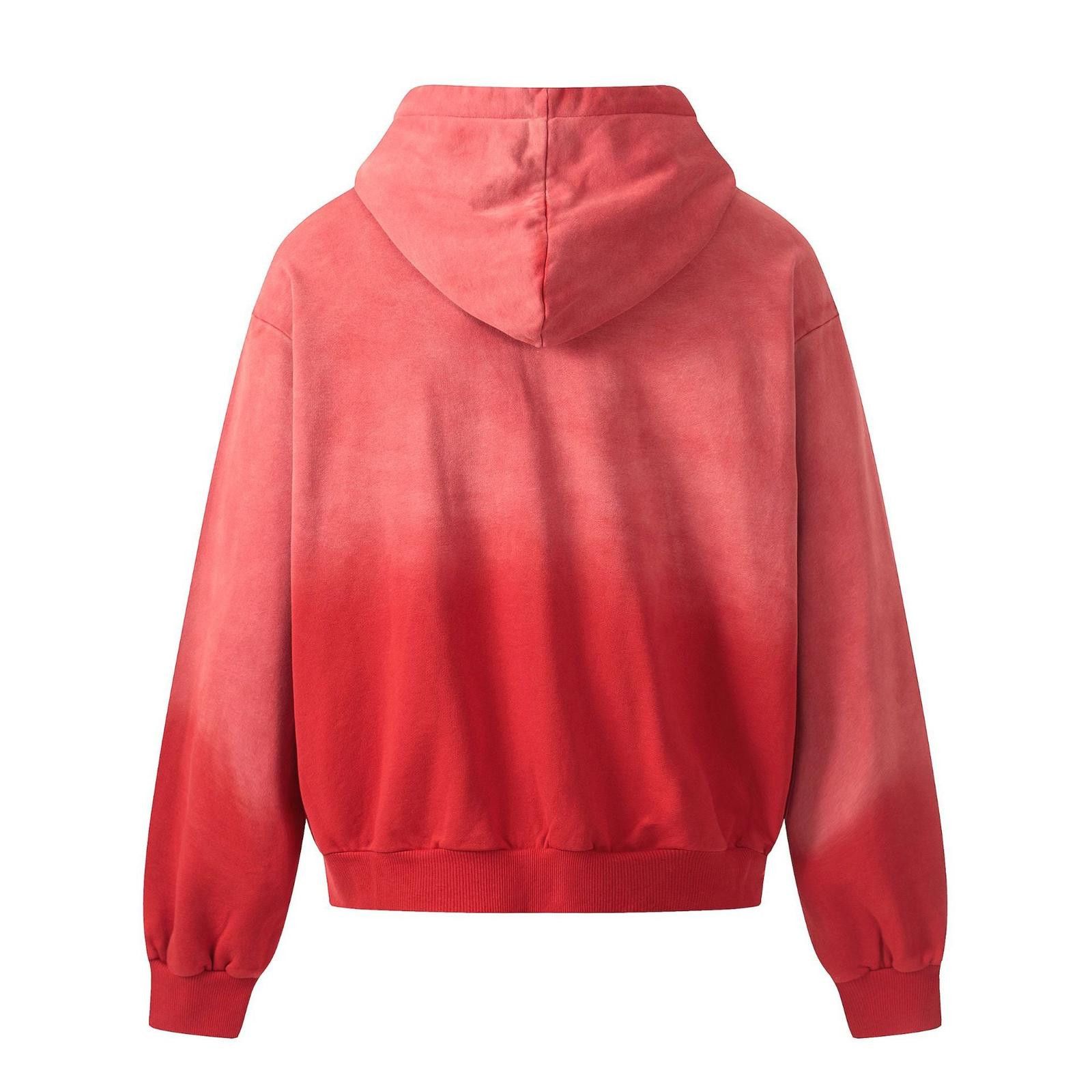 Other Gradient Number-Embroidered Zip Hoodie | Red '23' Size US M / EU 48-50 / 2 - 3 Thumbnail