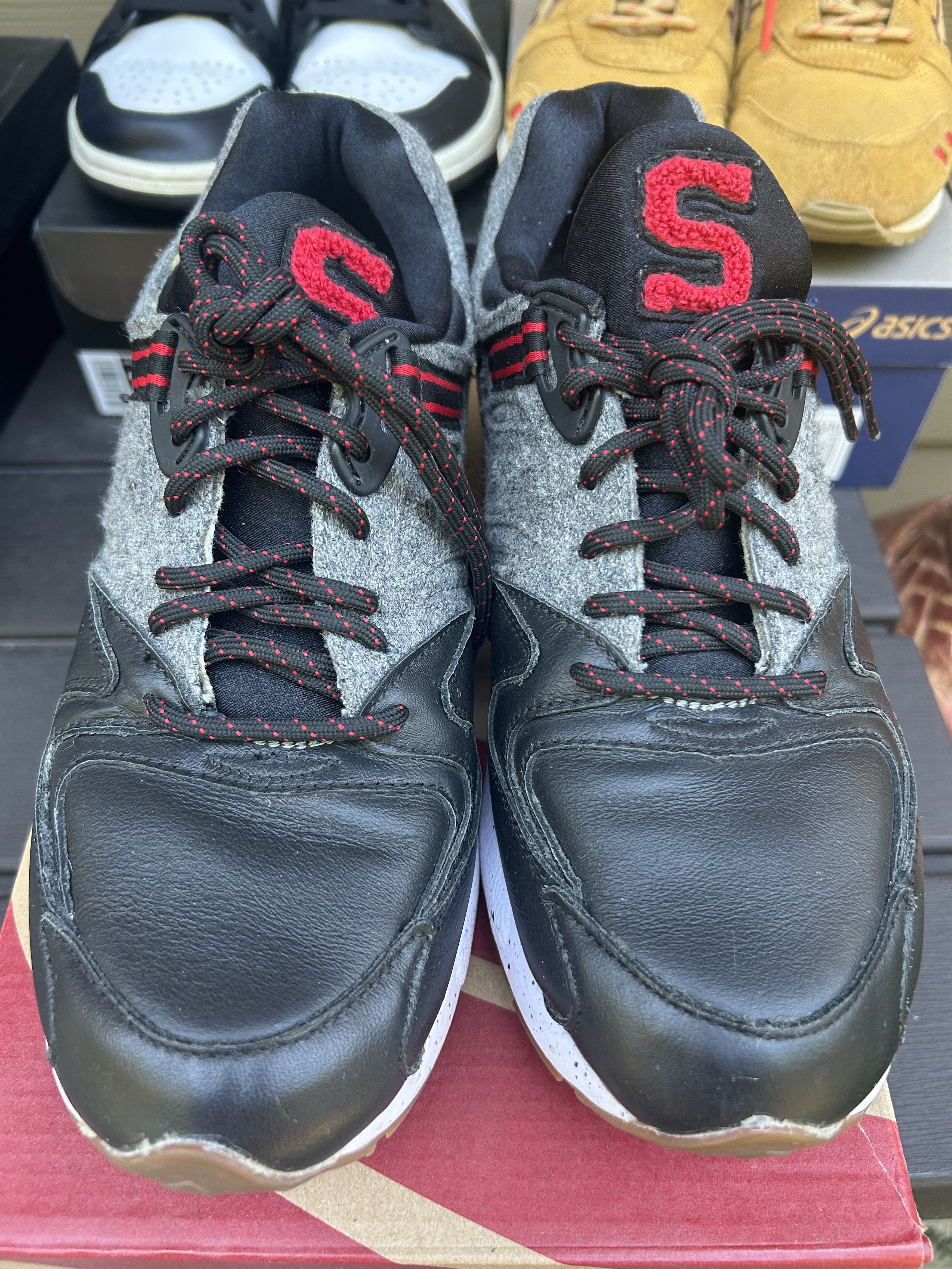 Saucony 2016 SAUCONY GRID 9000 S LETTERMAN WOOL FELT BLACK GREY Size US 8.5 / EU 41-42 - 2 Thumbnail