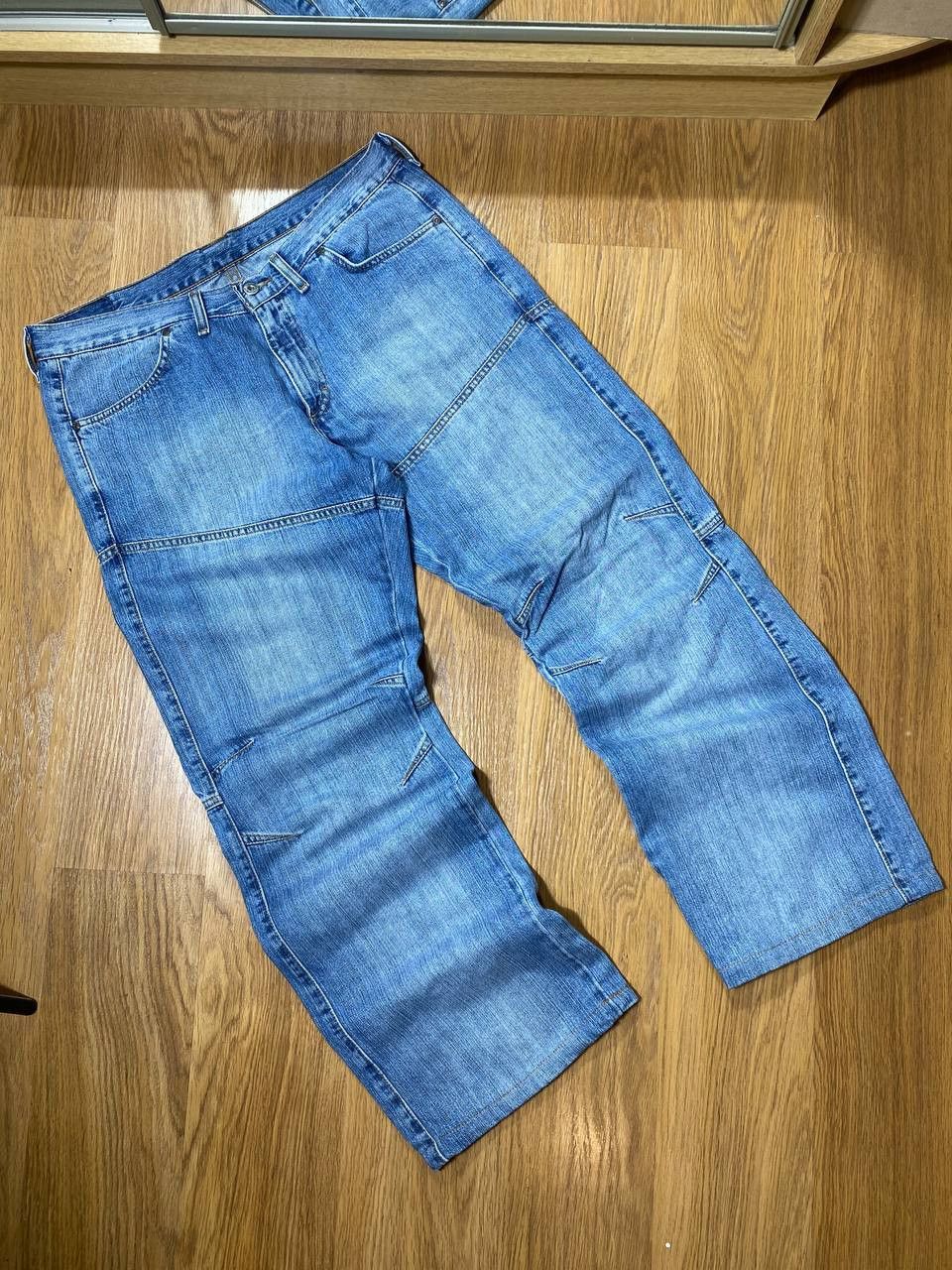 Jean × Mustang × Vintage Vintage 90s mustang jeans light blue wash Size US 36 / EU 52 - 14 Thumbnail