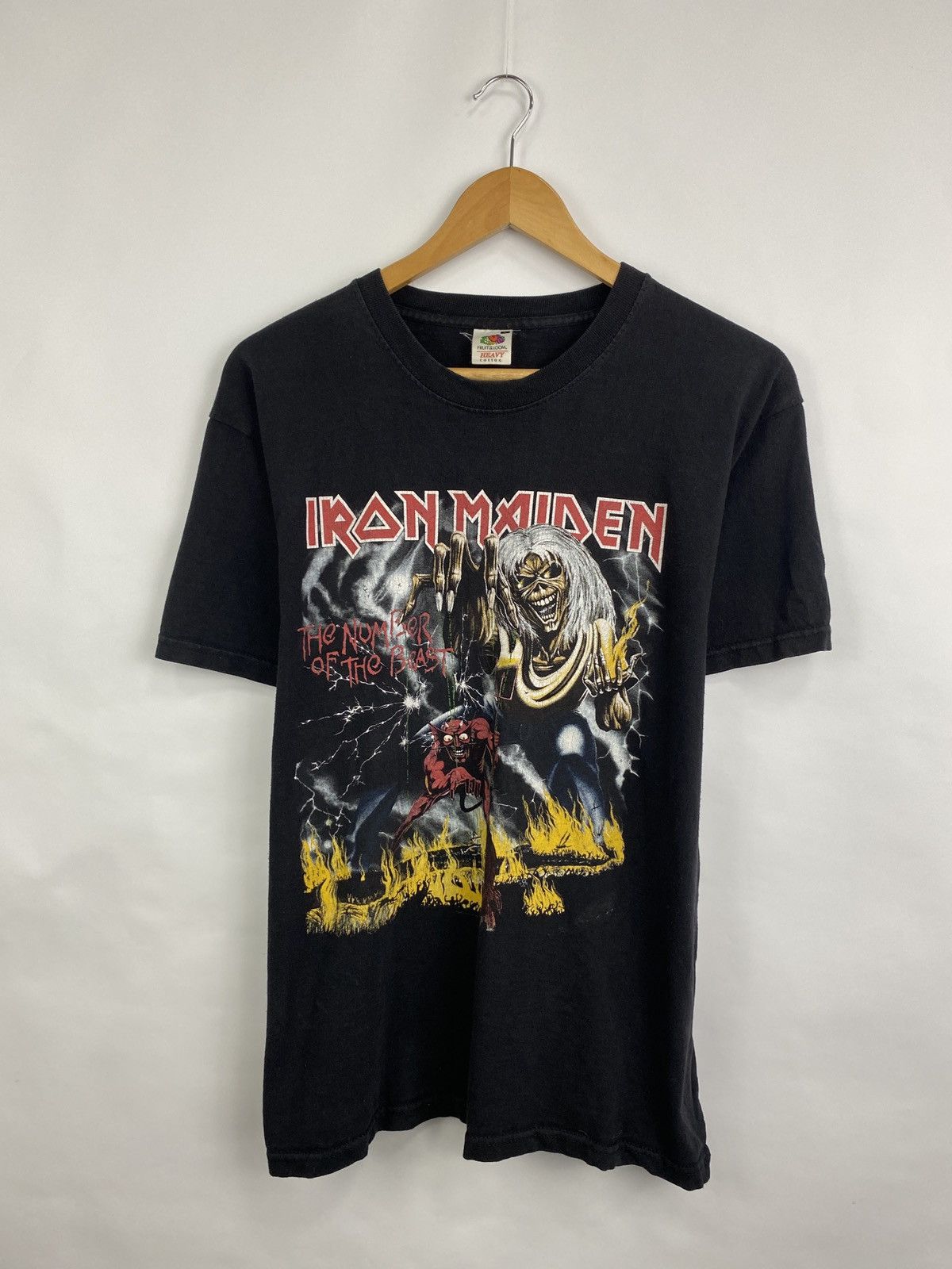 Iron Maiden 🇺🇸 ☠️ Vintage Y2K Iron Maiden Death Skull Skeleton Rare Retro Size US L / EU 52-54 / 3 - 3 Thumbnail