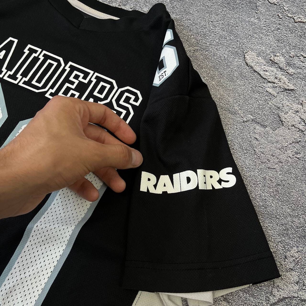Vintage Fanatics NFL Las Vegas Raiders Core Foundation Polymesh Top Size US M / EU 48-50 / 2 - 5 Thumbnail