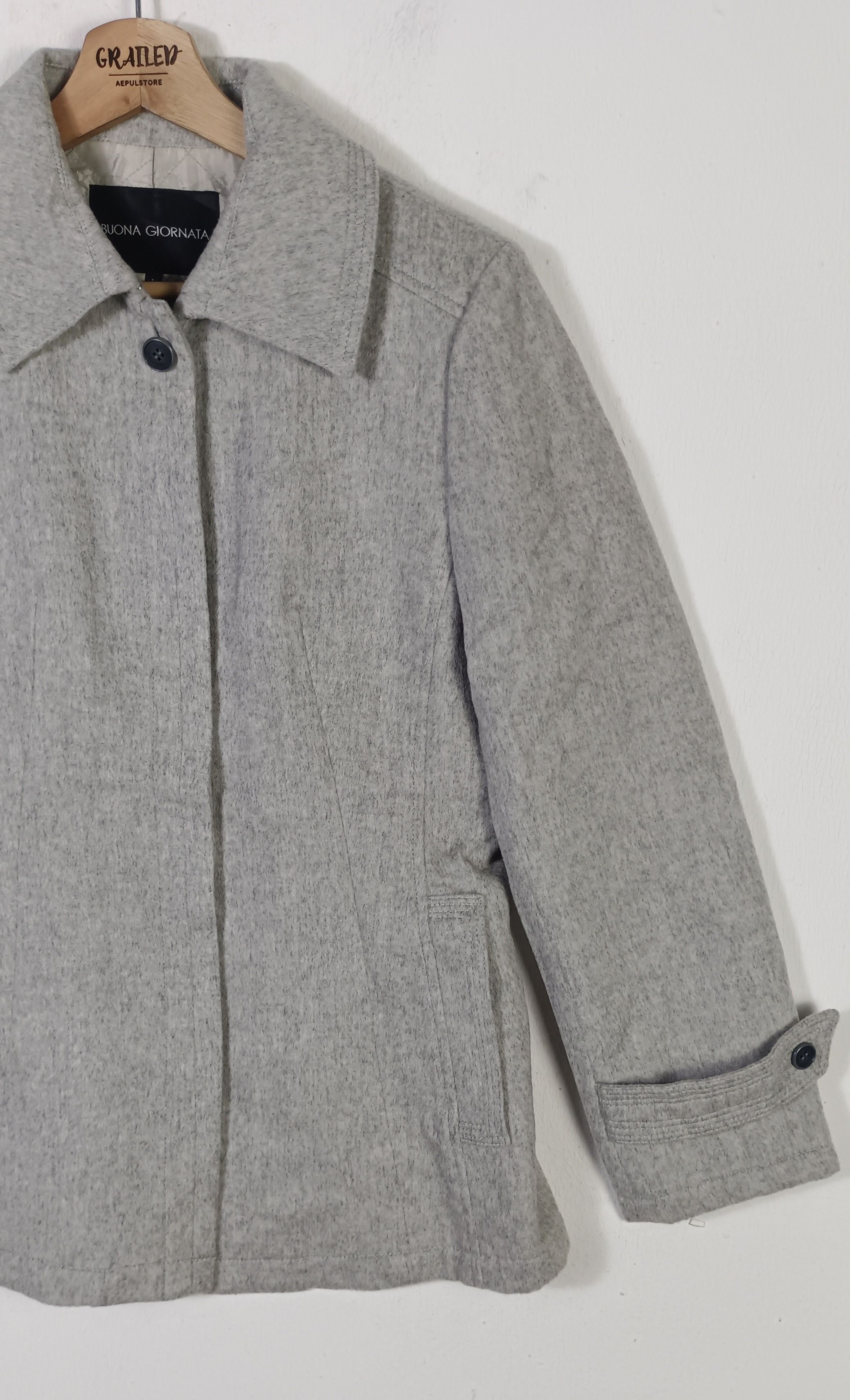 Japanese Brand Vintage🔥 Buano Giornata Wool Cot Size US S / EU 44-46 / 1 - 8 Thumbnail