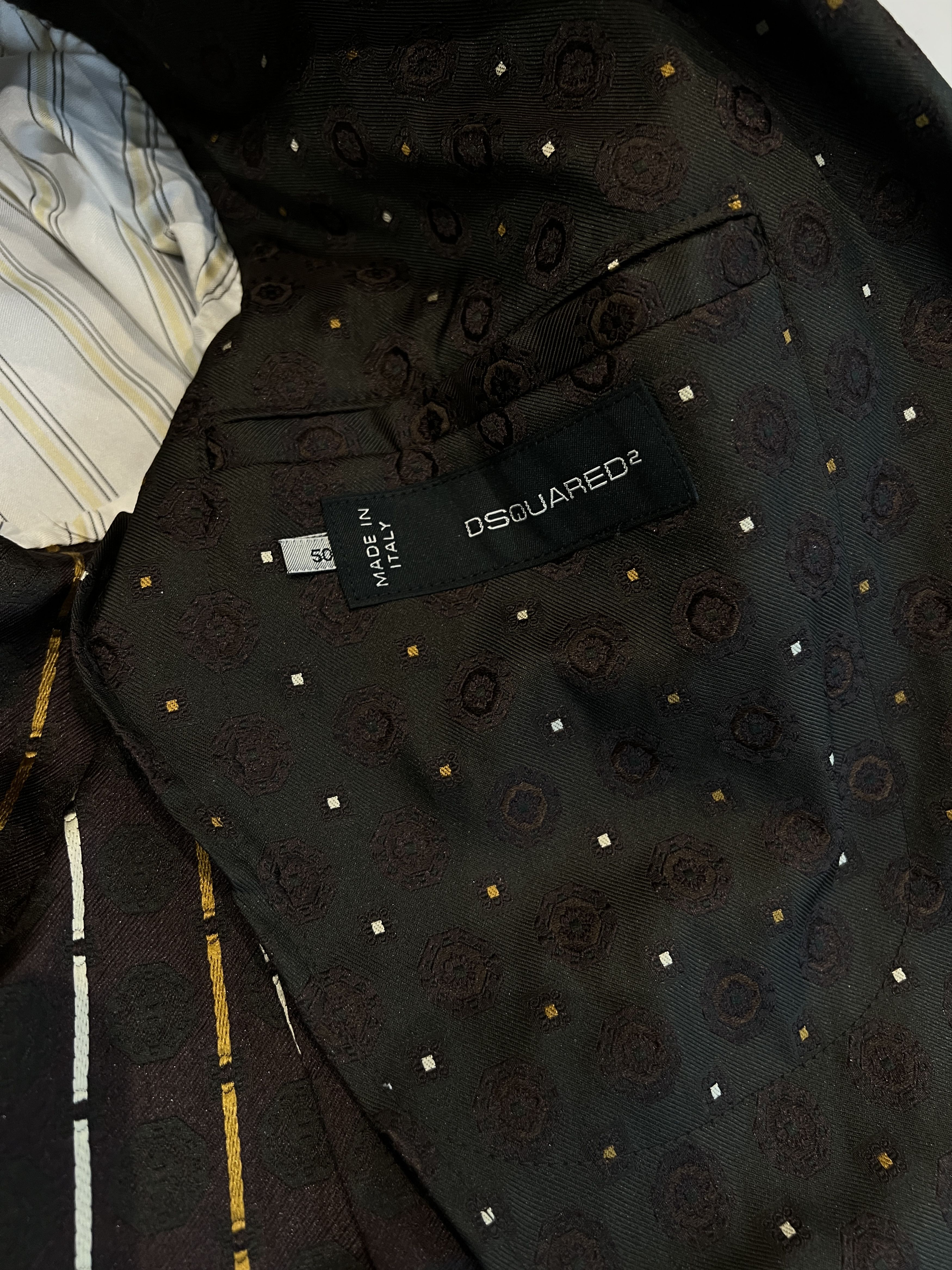 Dsquared2 Dsquared2 Tailored Jacquard Blazer Size 50S - 7 Thumbnail