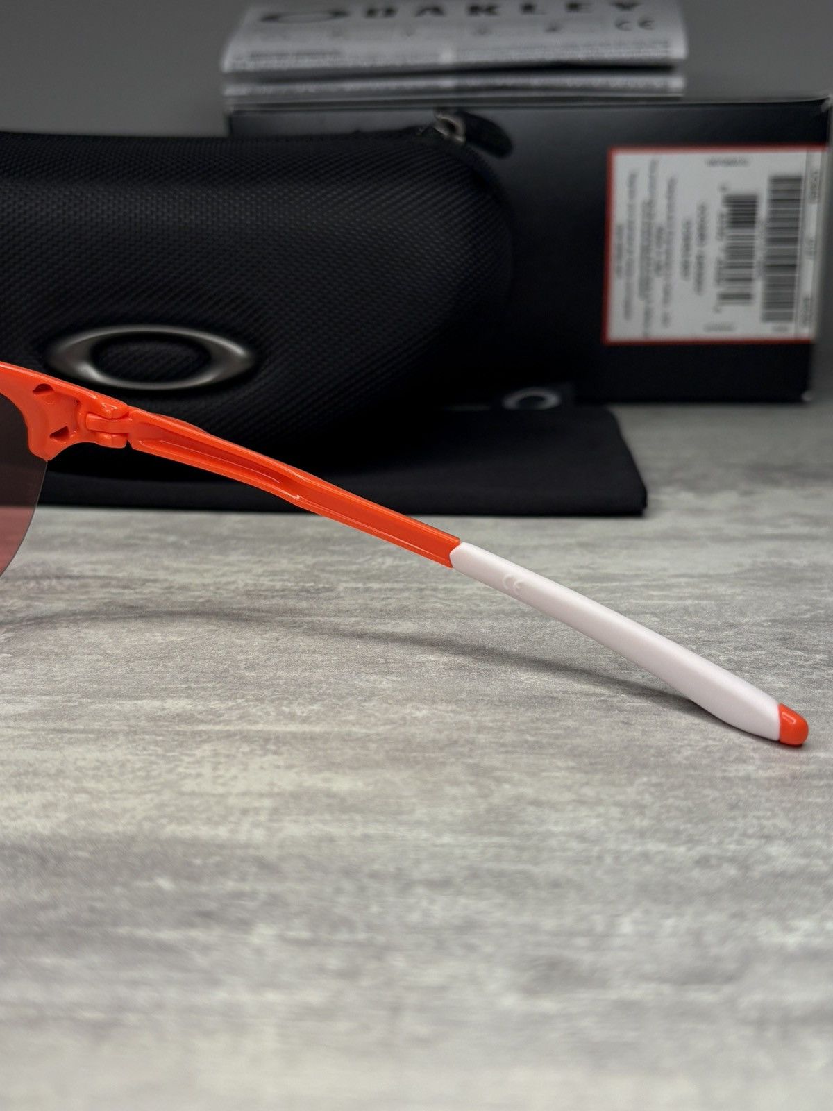 Oakley Oakley EVZero Ascend Safety Orange / Prizm Peach Glasses Size ONE SIZE - 14 Thumbnail