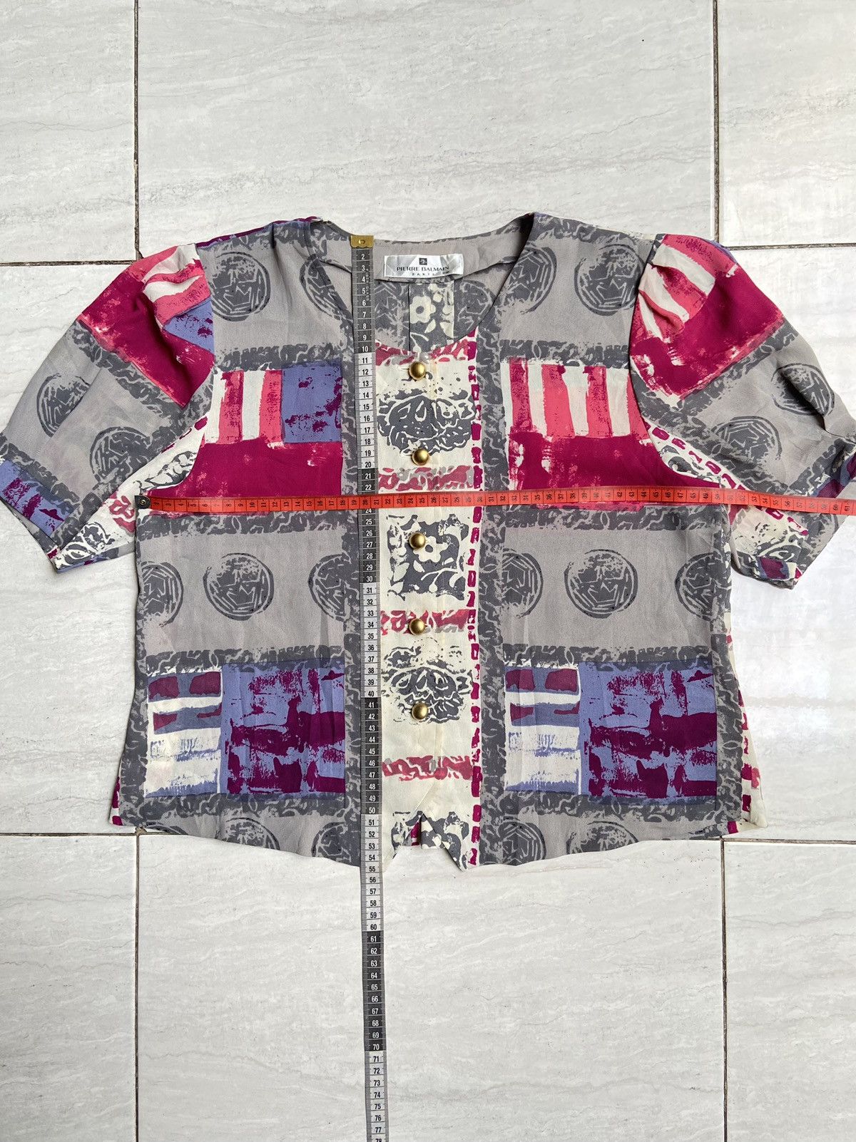 Pierre Balmain PIERRE BALMAIN PARIS Blouse Size S / US 4 / IT 40 - 2 Thumbnail
