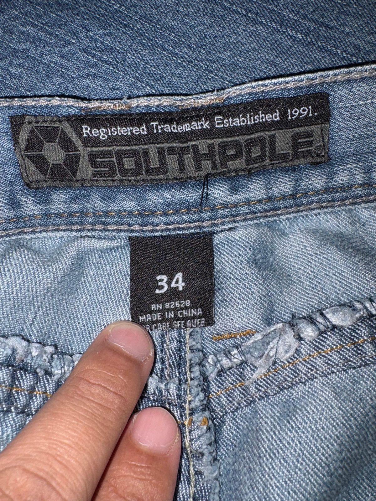 Southpole Y2K x Southpole 8180 x Streetwear x vintage Jeans Size US 34 / EU 50 - 7 Thumbnail