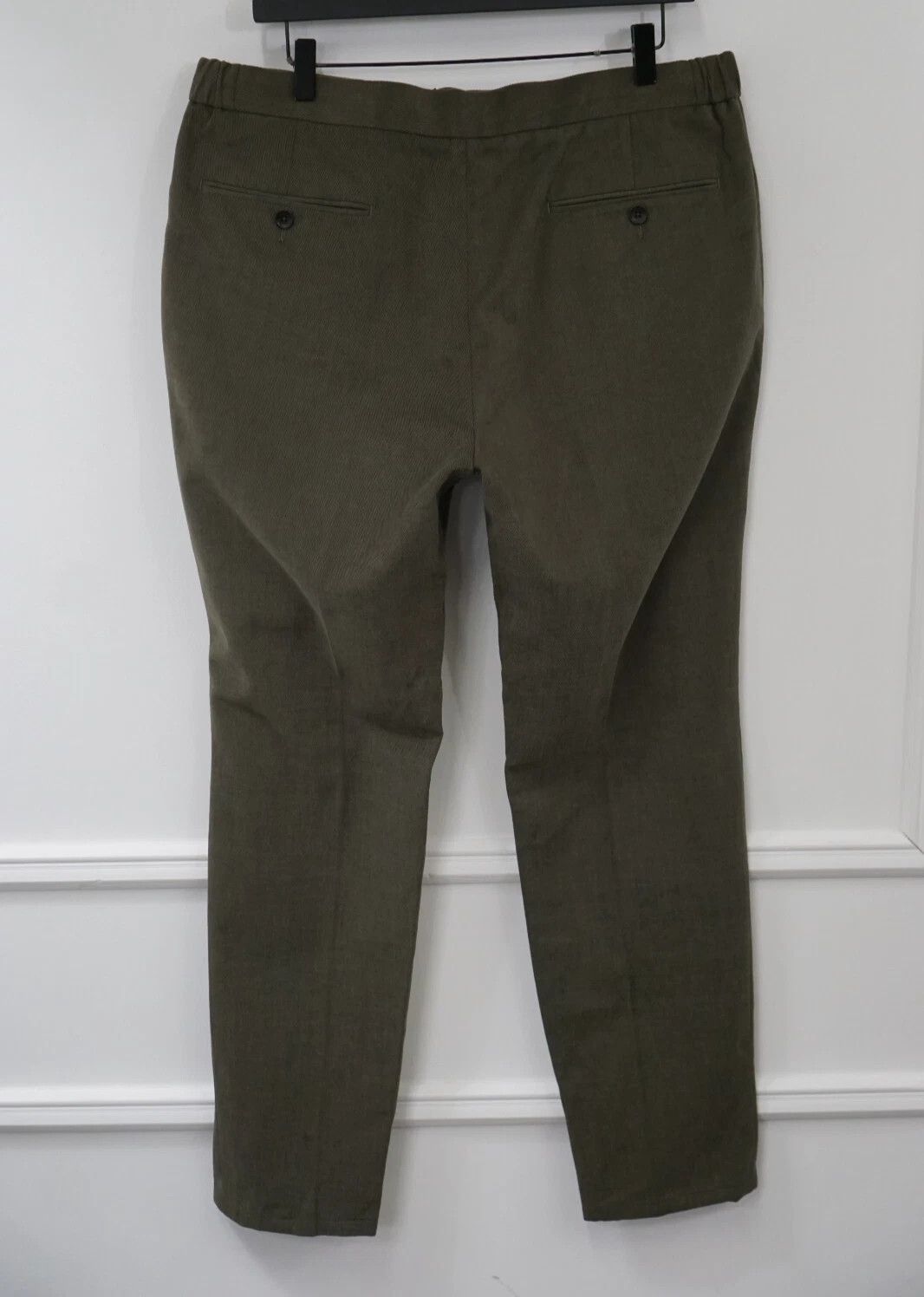 Suitsupply Men Suitsupply Trousers Ames Pleat ES Cotton Green UK/US44 Size 44R - 2 Thumbnail