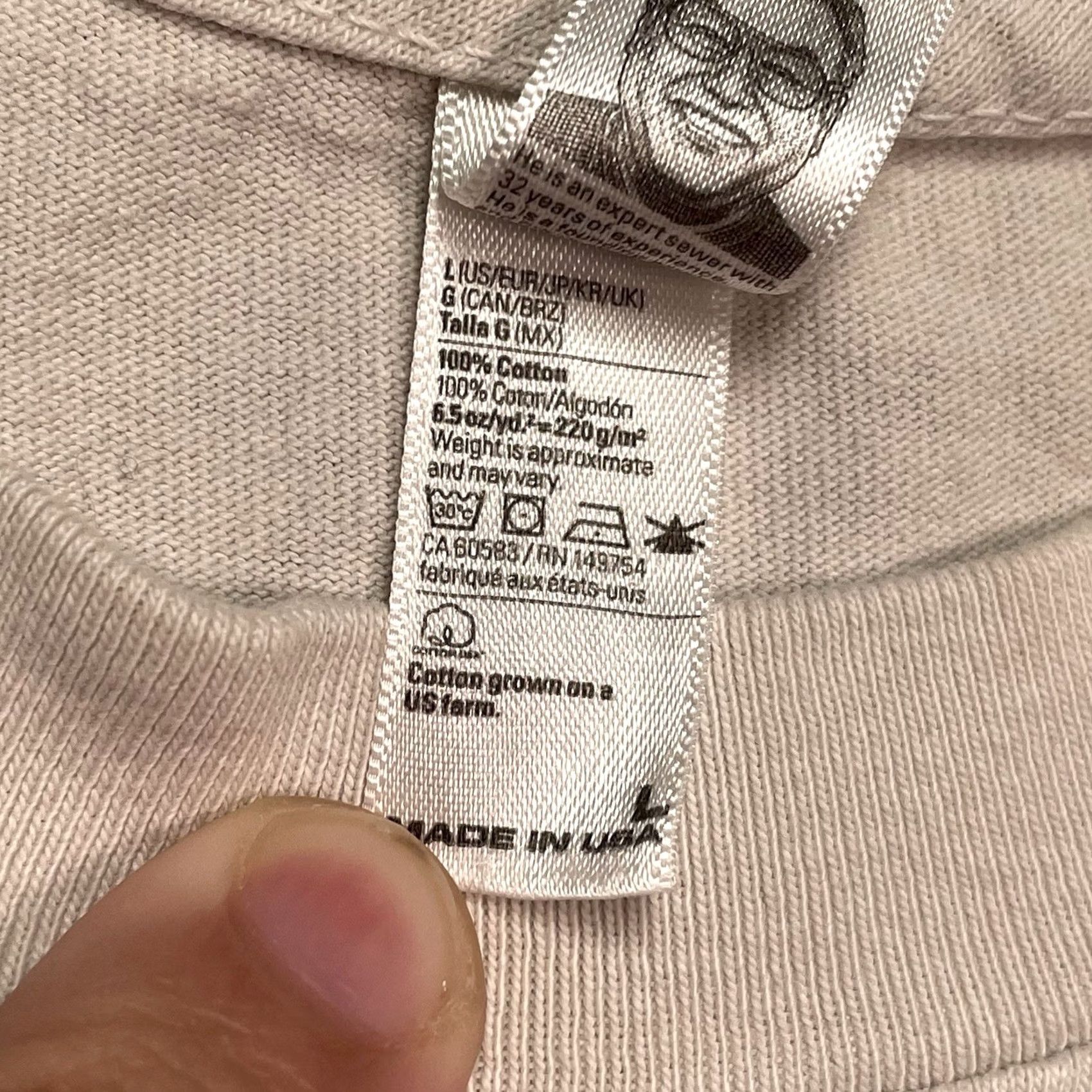 Hudson Har ry Hud son Shirt Men’s Large Good Deed Do More Of Them Beige Art Tee L Long Sleeve Men's T-Shirt Beige Art Tee Size US L / EU 52-54 / 3 - 3 Thumbnail