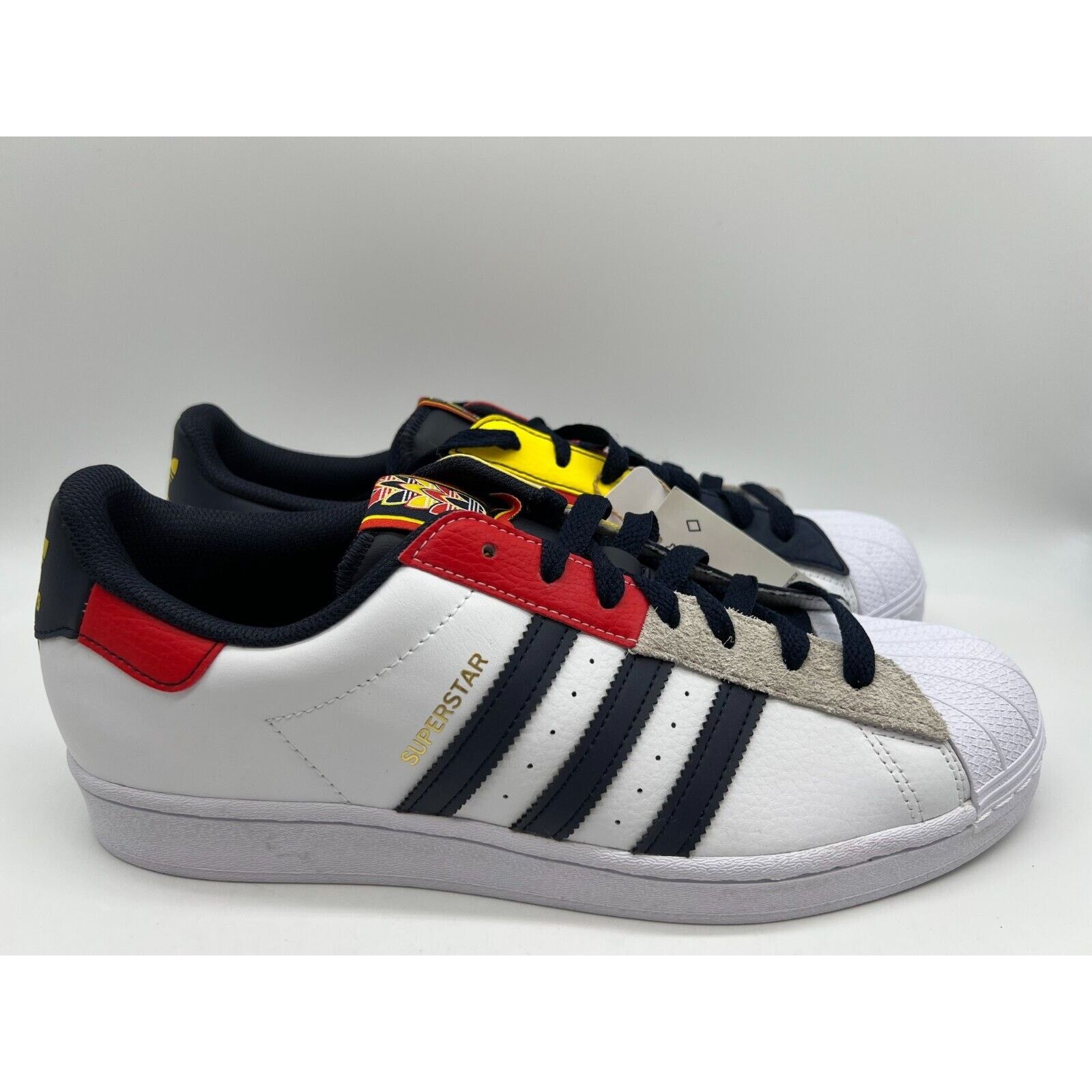 Adidas Adidas Superstar Shoes White Legend Ink Red H05250 Men's 11 Size US 11 / EU 44 - 11 Thumbnail