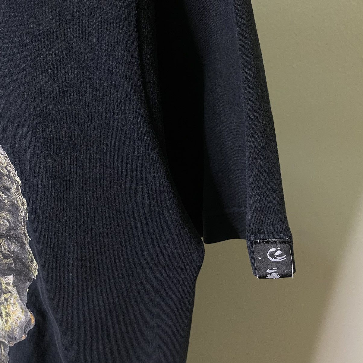Japanese Brand × Nitraid Vintage Nitraid Japanese Streetwear Skull Faded Black Tee Size US L / EU 52-54 / 3 - 3 Thumbnail