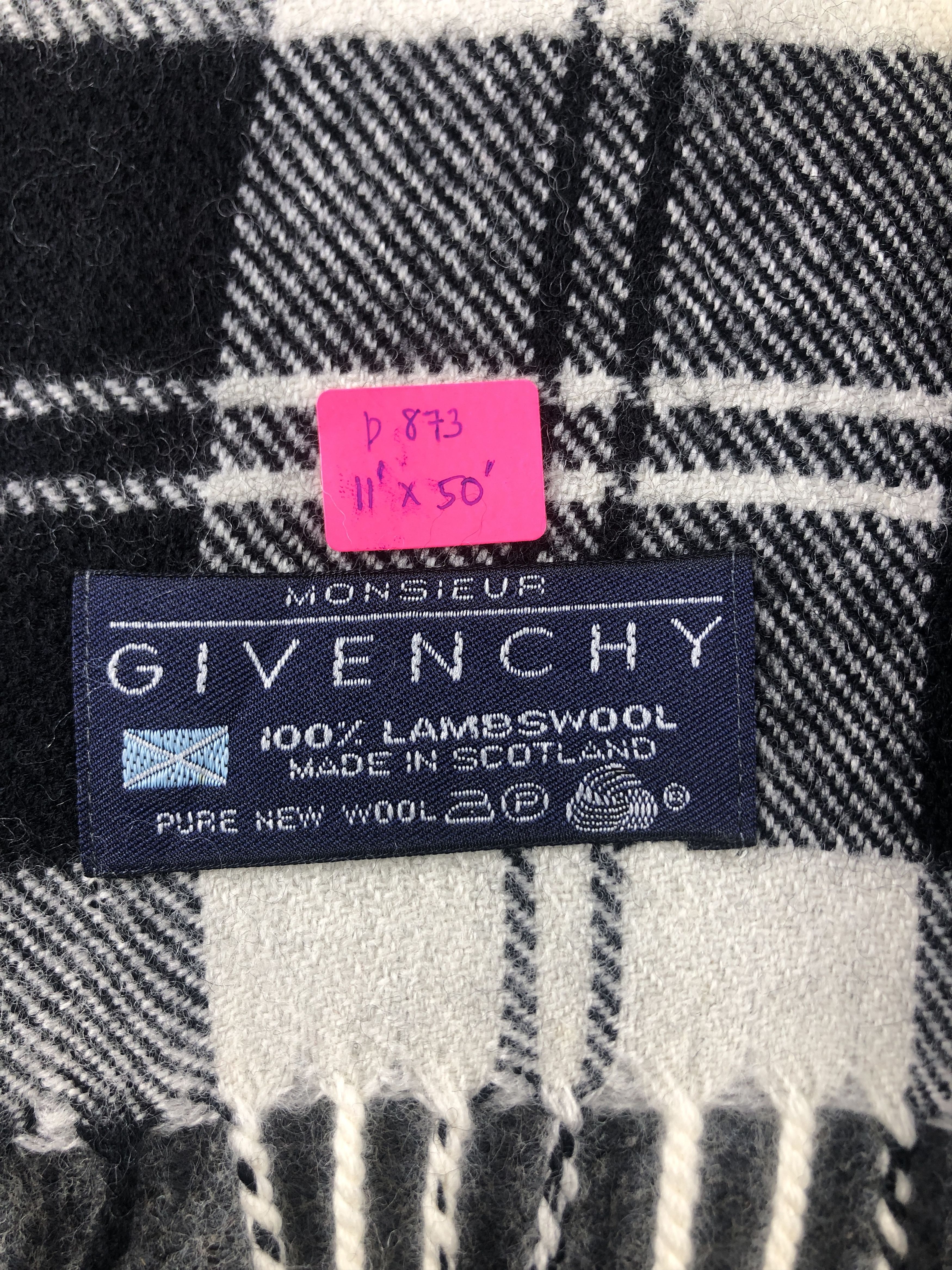 Givenchy Givenchy Wool Scarf / Muffler / Neckwear P873 Size ONE SIZE - 5 Thumbnail