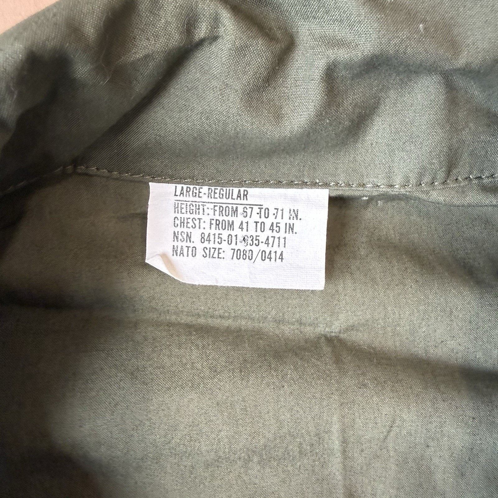 Other Vintage Vietnam Jungle Jacket Large Green OG 107 Hot Weather Size US L / EU 52-54 / 3 - 8 Thumbnail