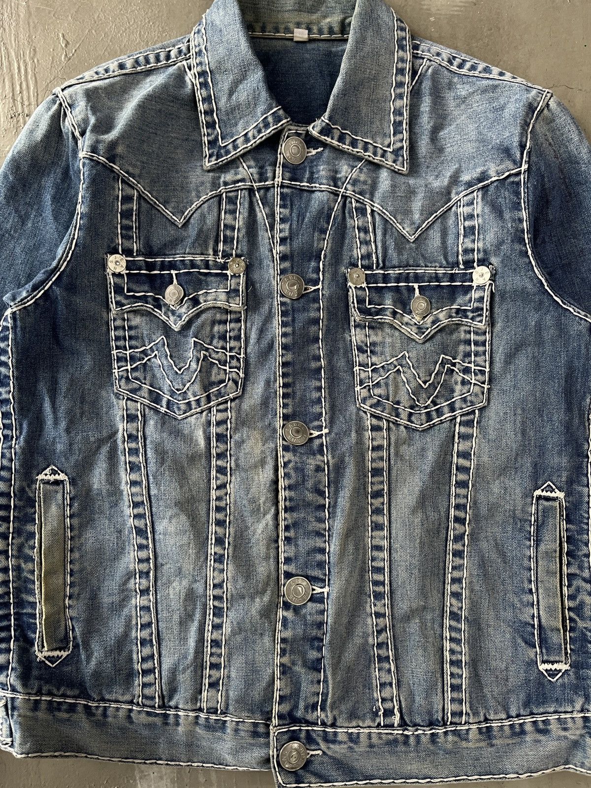 True Religion Vintage Label Jean True Religion Style Trucker Jacket Size US S / EU 44-46 / 1 - 3 Thumbnail