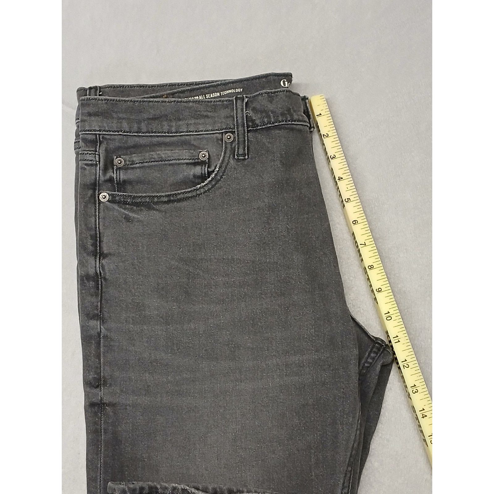 Other Goodfellow (38x32) Black Slim Straight Coolmax Chino Jeans Size US 38 / EU 54 - 4 Thumbnail