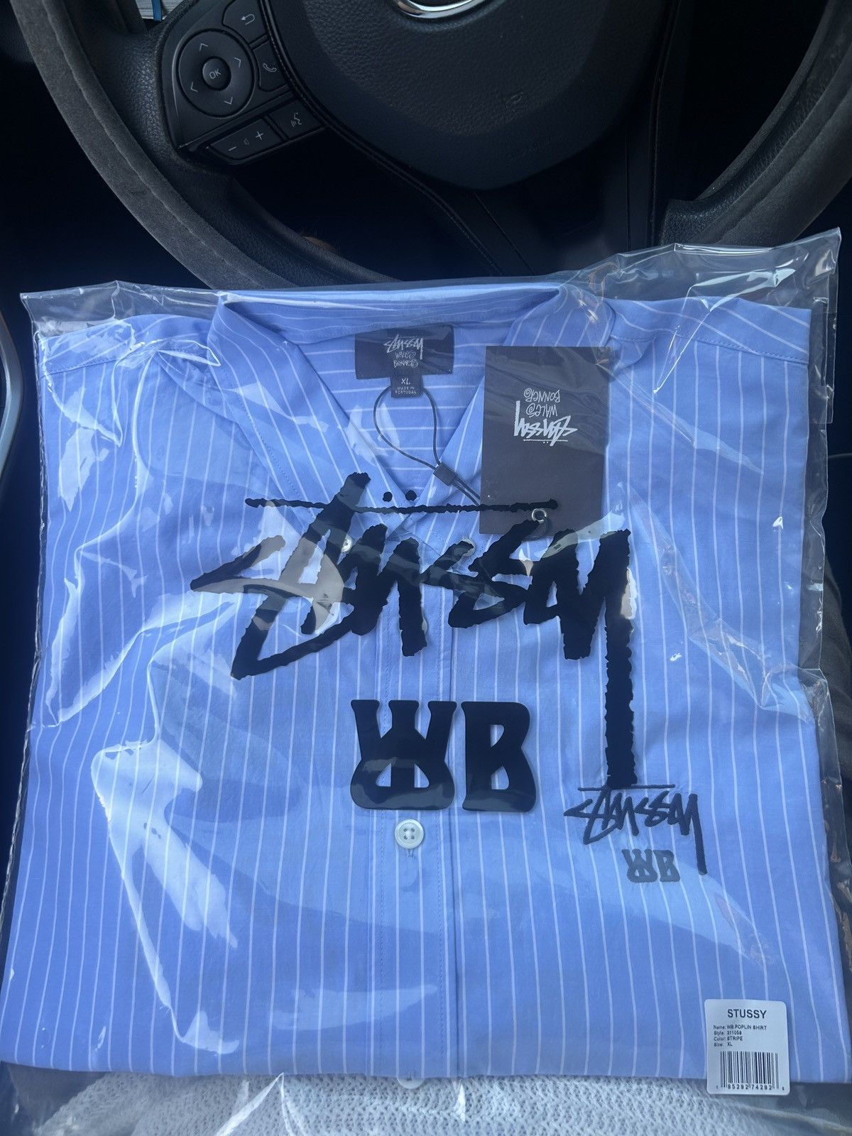 トップス Stussy Wales Bonner Poplin Shirt Stripe Stussy x Wales Bonner Poplin Shirt Stripe Men's - FW25 - US