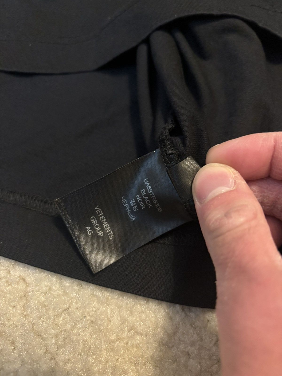 Vetements Vetements Hi Speed Fashion Logo Oversized Tee Black Size US XL / EU 56 / 4 - 7 Thumbnail