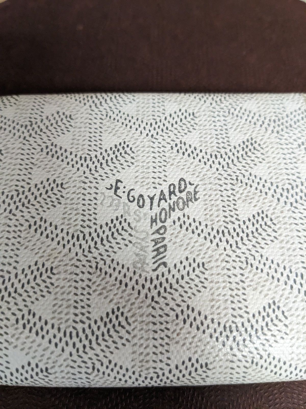 Goyard MAISON GOYARD MONNAIE MARIGNY CARD COIN WALLET WHITE Size ONE SIZE - 8 Thumbnail