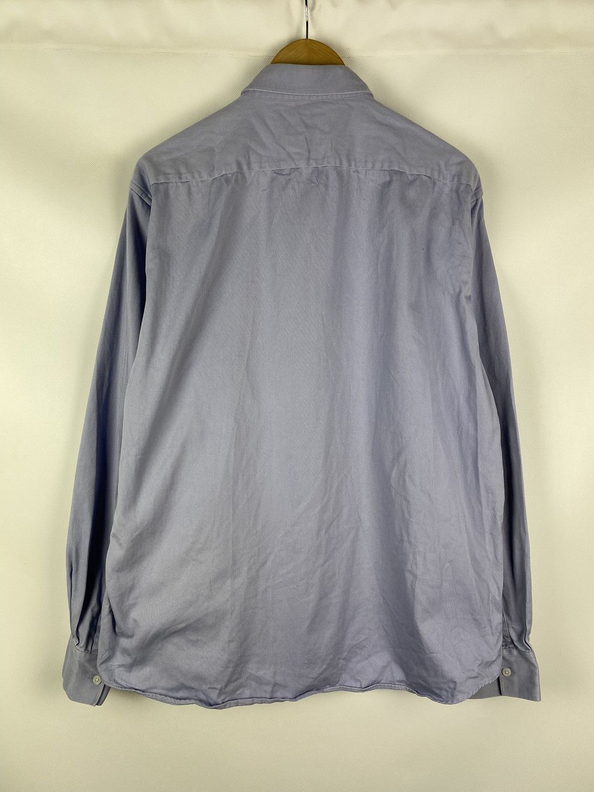 Vintage × Yves Saint Laurent Yves Saint Laurent YSL vintage heavy cotton button up shirt Size US XL / EU 56 / 4 - 15 Thumbnail