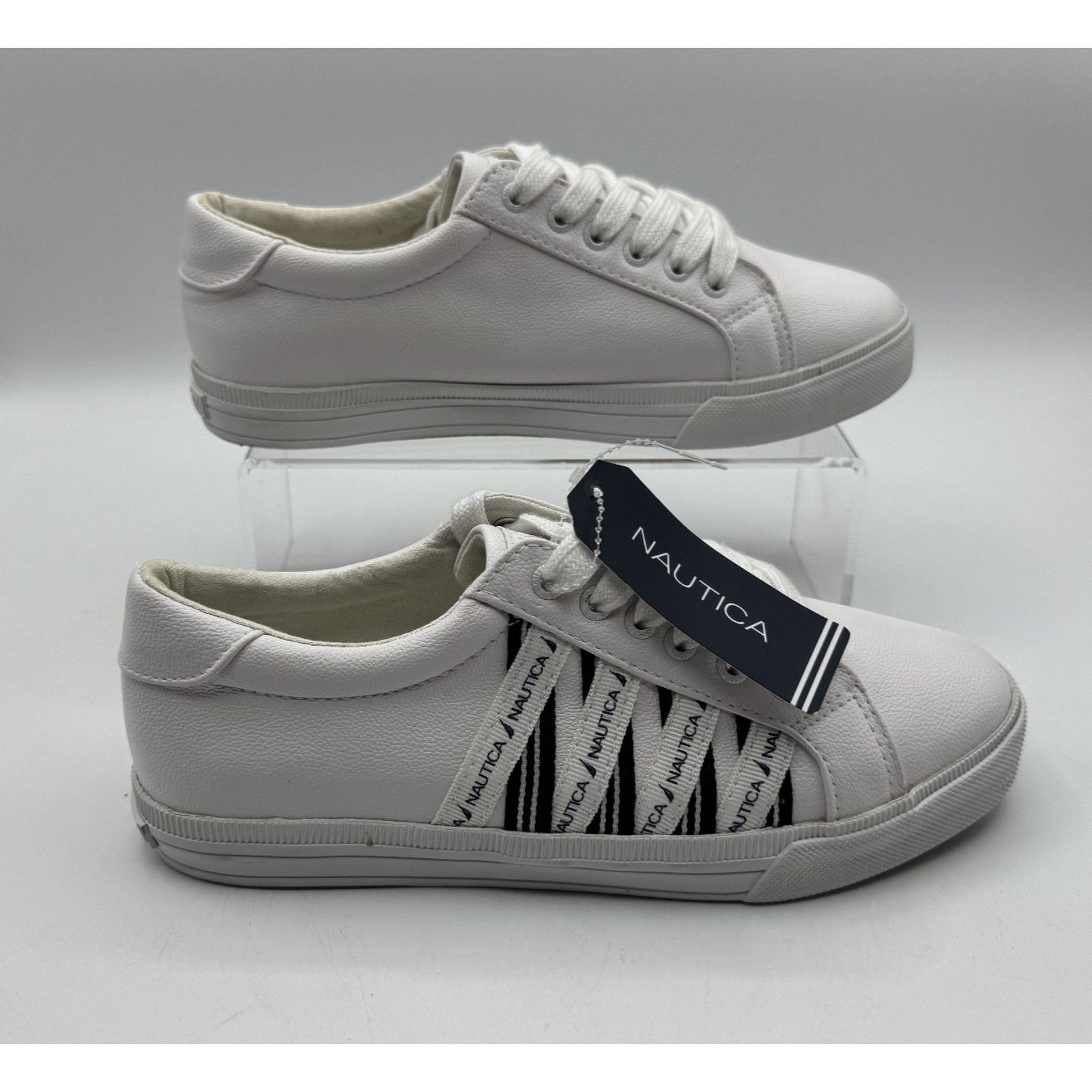 Nautica Nautica Jassa Women's Shoes White Size 6.5 Casual Wear Size US 6.5 / IT 36.5 - 1 Thumbnail