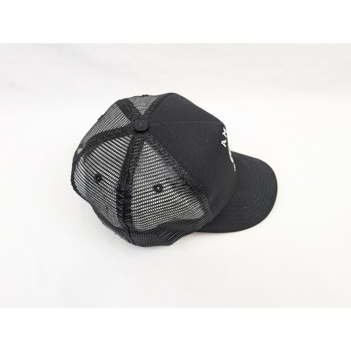 Amiri o1rshd1 Q:5 / Size: OS / Zig Zag Trucker Hat / Cap in Black Size ONE SIZE - 14 Thumbnail