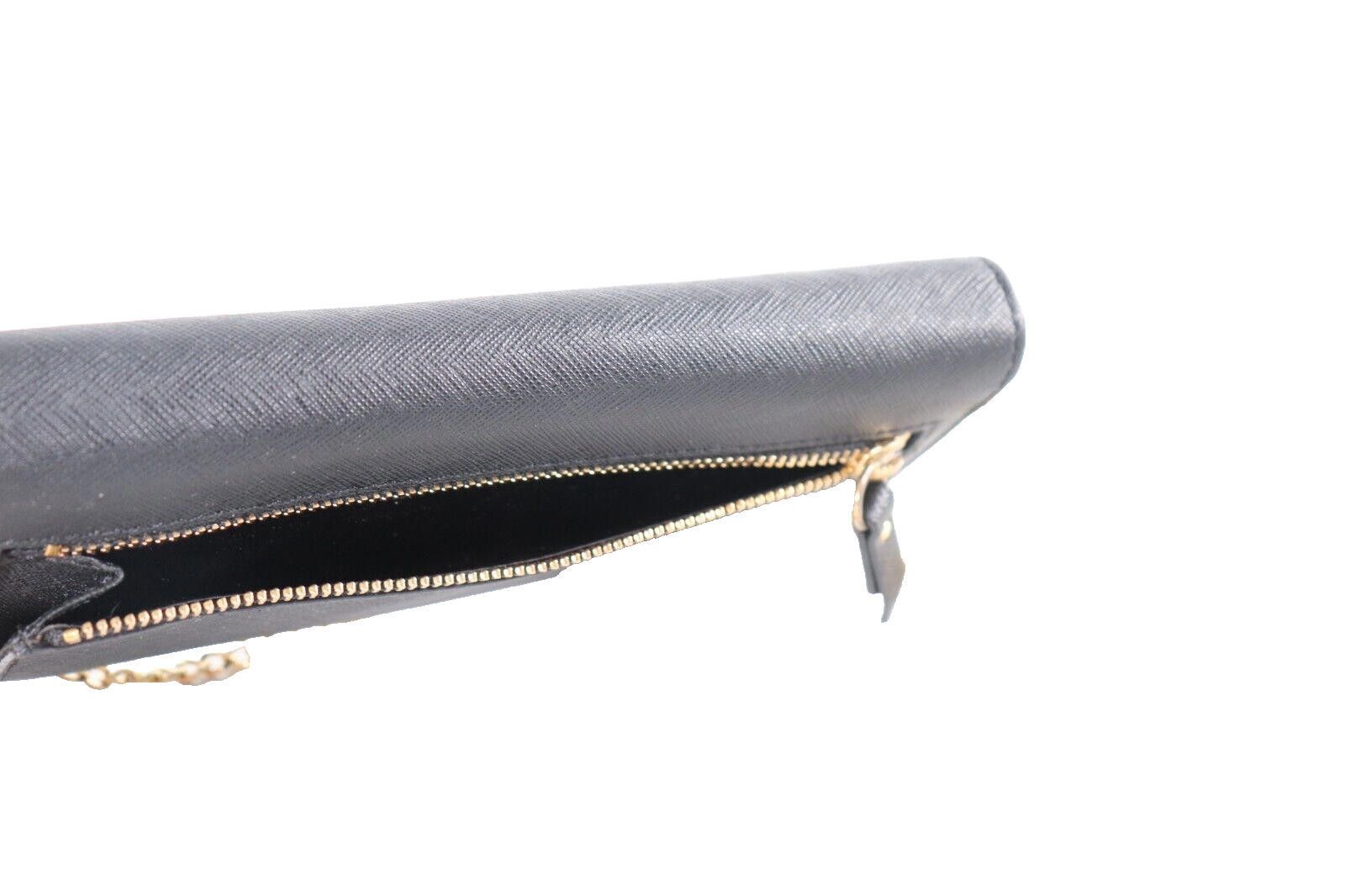 Designer Victoria's Secret Black Crossbody Bag Wallet Removable Chain Size ONE SIZE - 4 Thumbnail