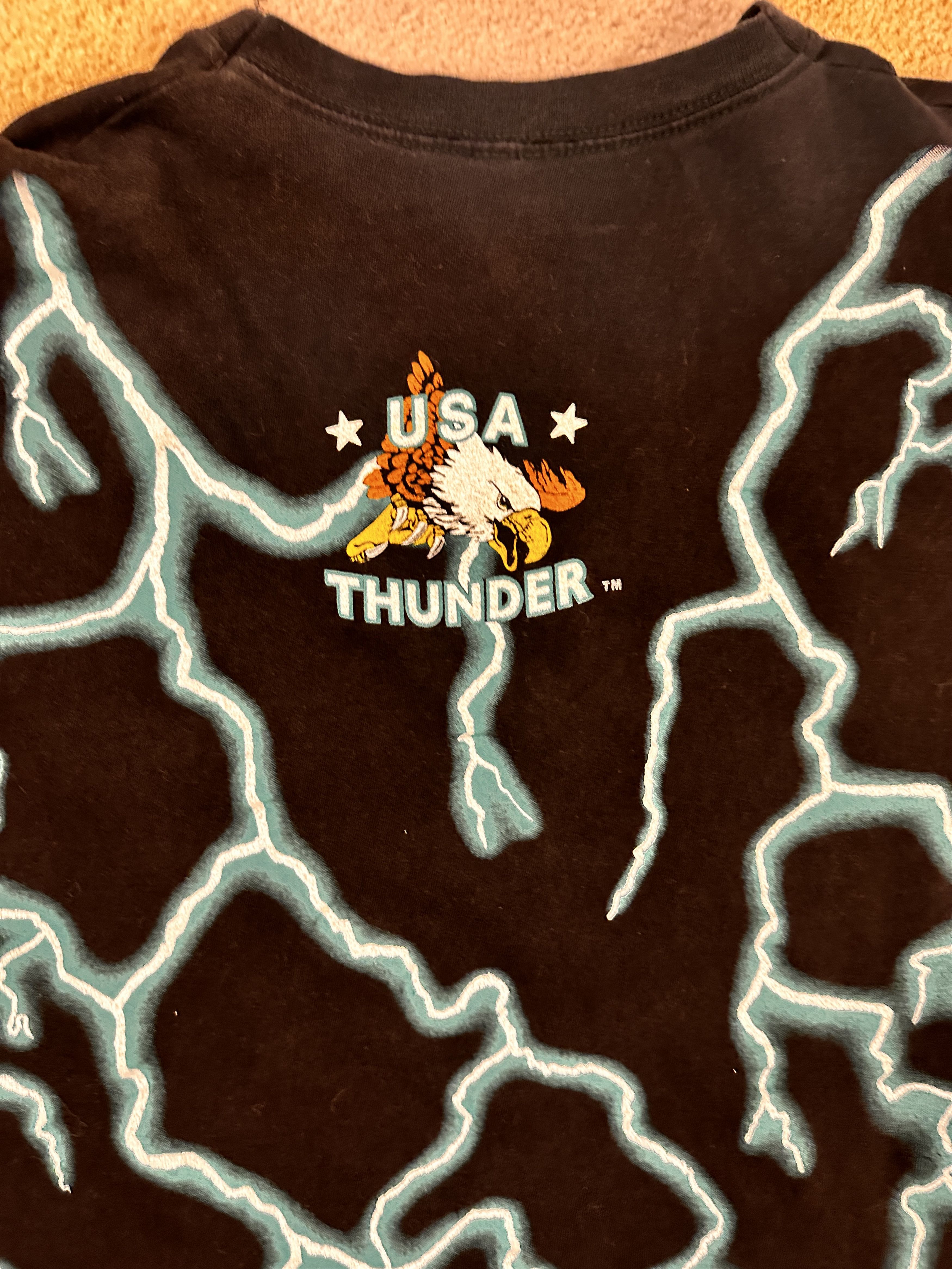 Other Vintage USA Thunder Lightning Native Wolf AOP T-Shirt XXL Size US XXL / EU 58 / 5 - 10 Thumbnail