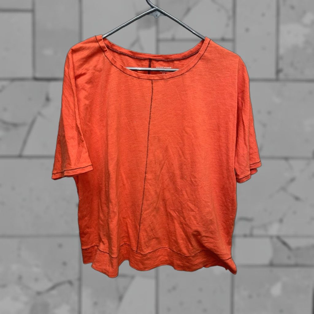 Eileen Fisher Eileen Fisher Shirt Womens M Orange T-Shirt Size M / US 6-8 / IT 42-44 - 1 Thumbnail
