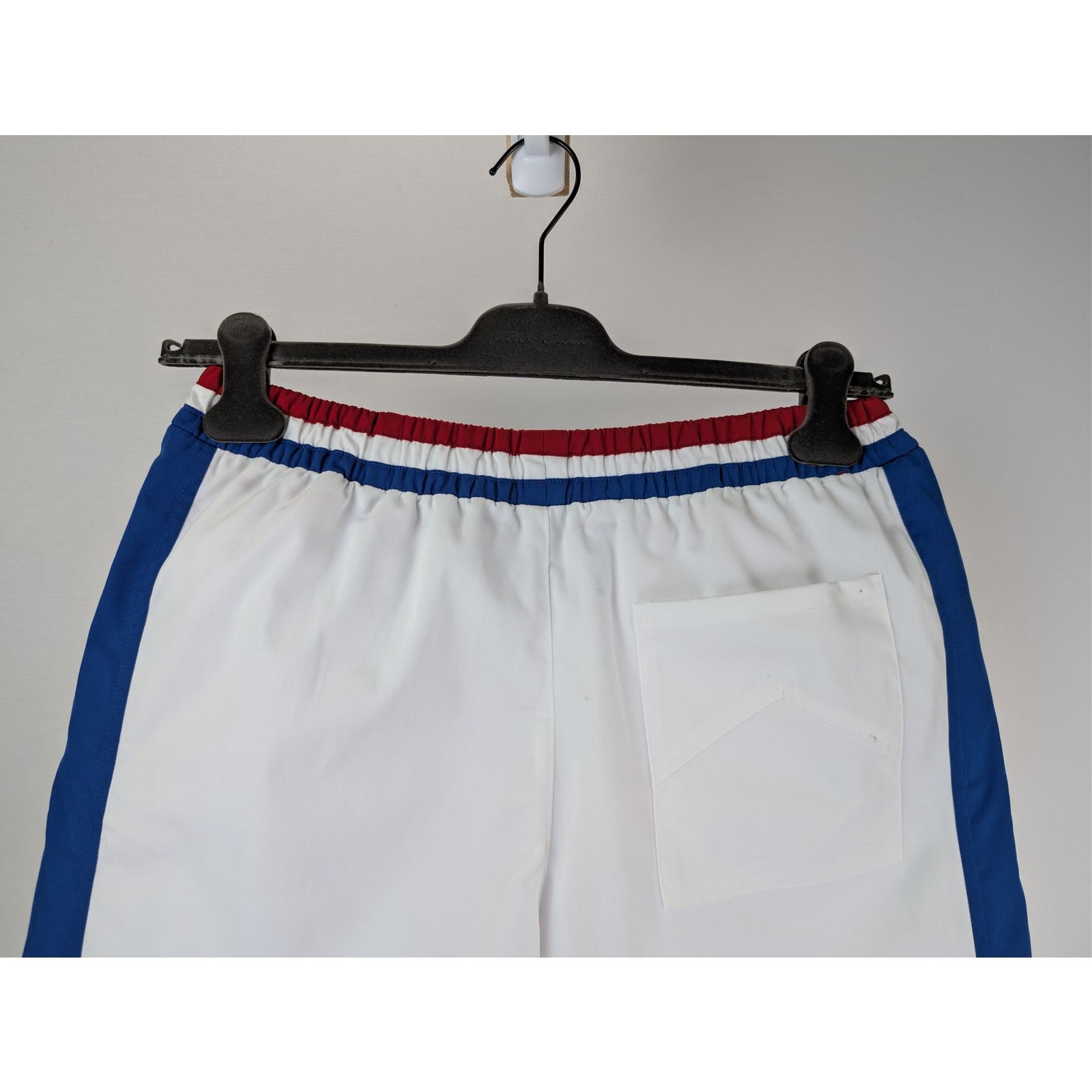 Rhude o1rshd1 CC20 Chevron Track Shorts in White/Blue/Red Size US 32 / EU 48 - 12 Thumbnail