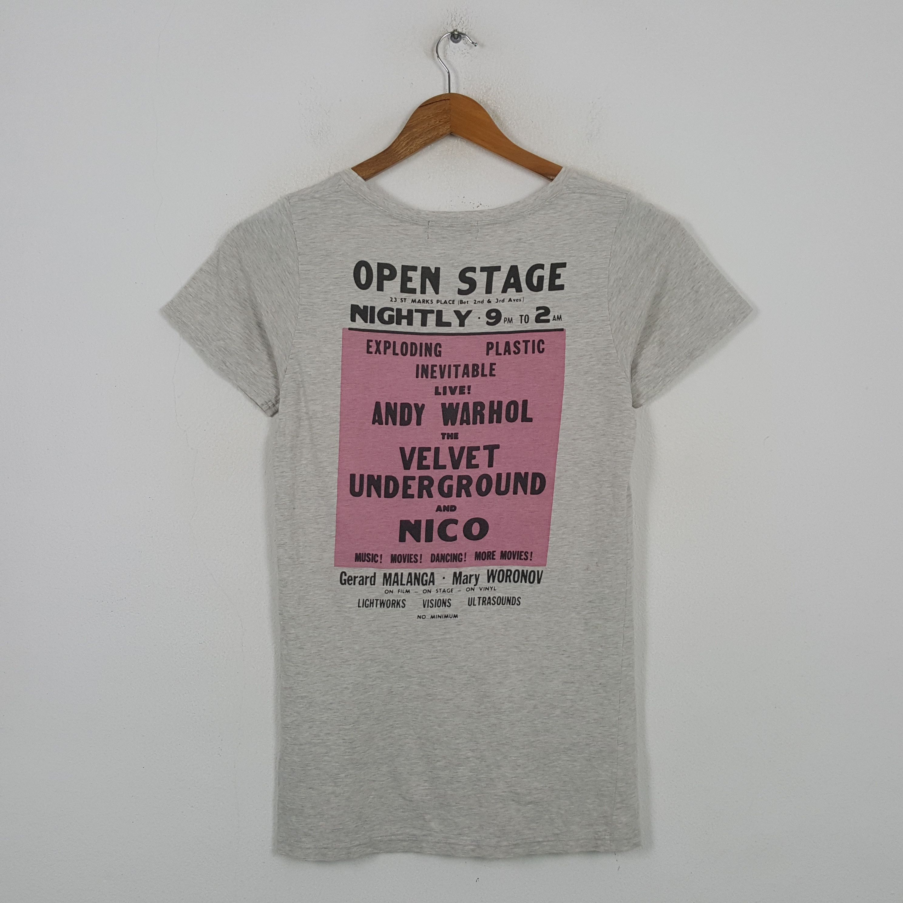 Hysteric Glamour Vintage Hysteric Glamour x Andy Warhol Art T-shirt RR14 Size S / US 4 / IT 40 - 1 Thumbnail