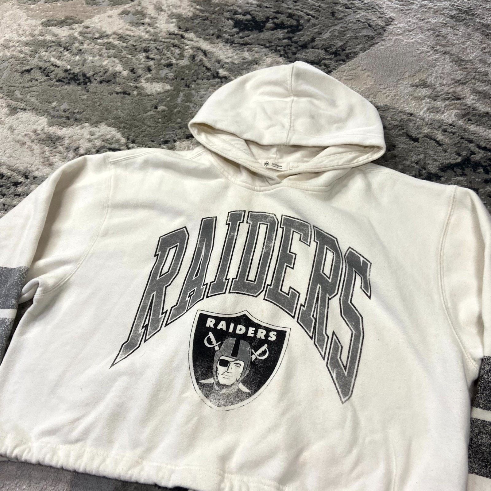 & Other Stories Las Vegas Raiders Hoodie sz Medium Beige '47 Football NFL Size US M / EU 48-50 / 2 - 3 Thumbnail