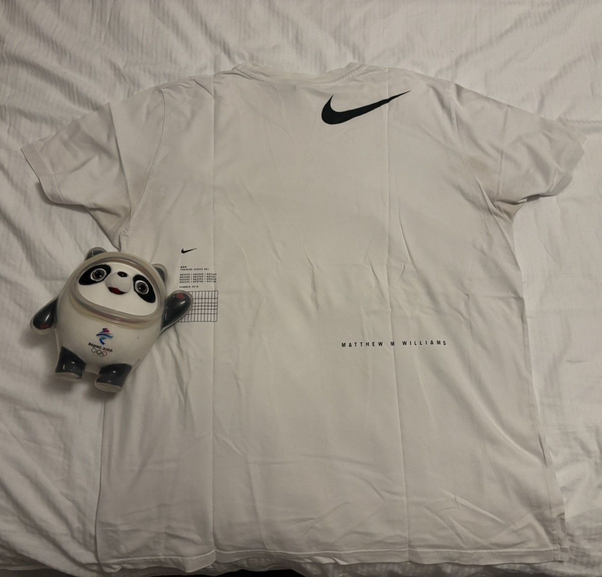 MMW × Nike MMW x Nike White Tee XL Size US XL / EU 56 / 4 - 2 Thumbnail