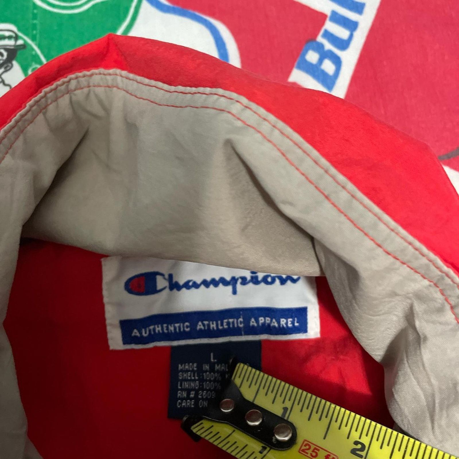 Champion × Vintage Vintage NCAA Indiana Hoosiers Basketball Windbreaker Jacket Size US L / EU 52-54 / 3 - 5 Thumbnail